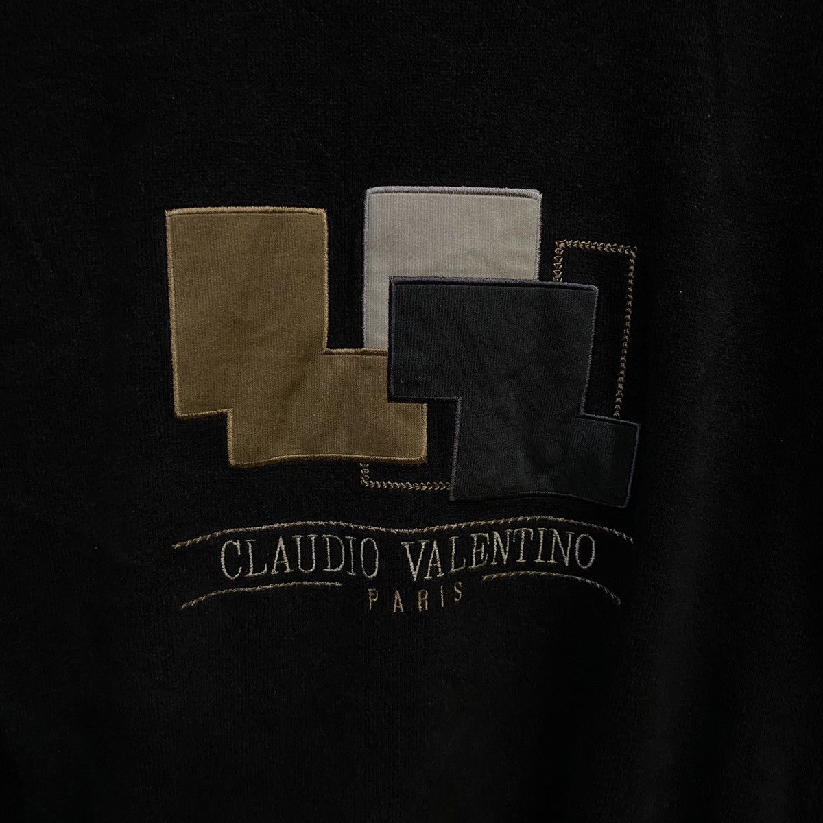Valentino Claudio Valentino Paris Embroided Sweatshirt Size US M / EU 48-50 / 2 - 3 Thumbnail