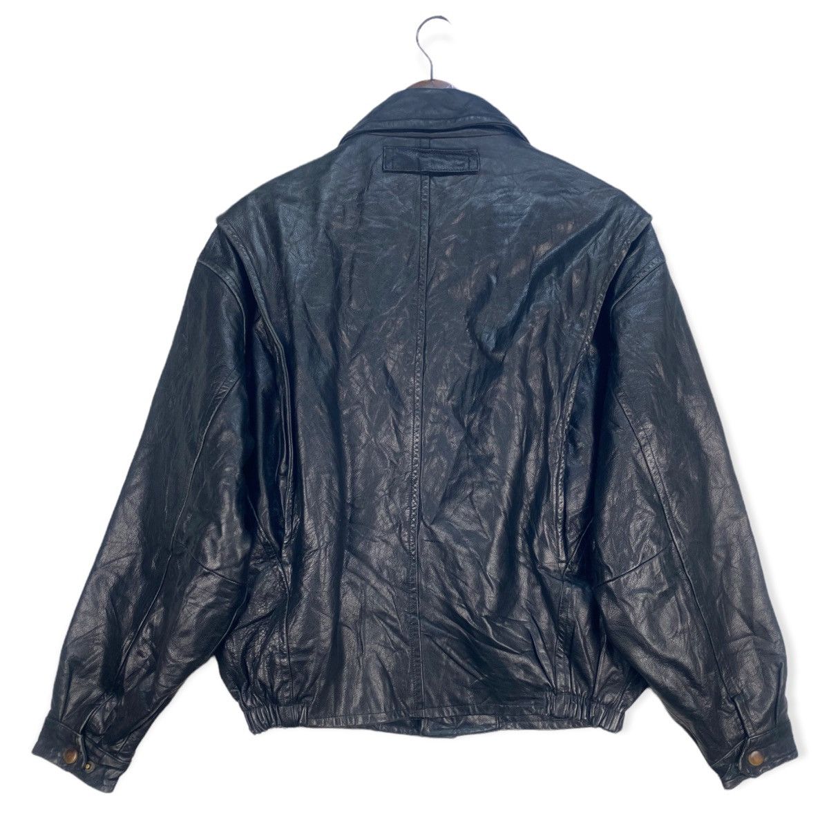 Nautica Vintage Nautica Leather Jacket Size US L / EU 52-54 / 3 - 4 Thumbnail