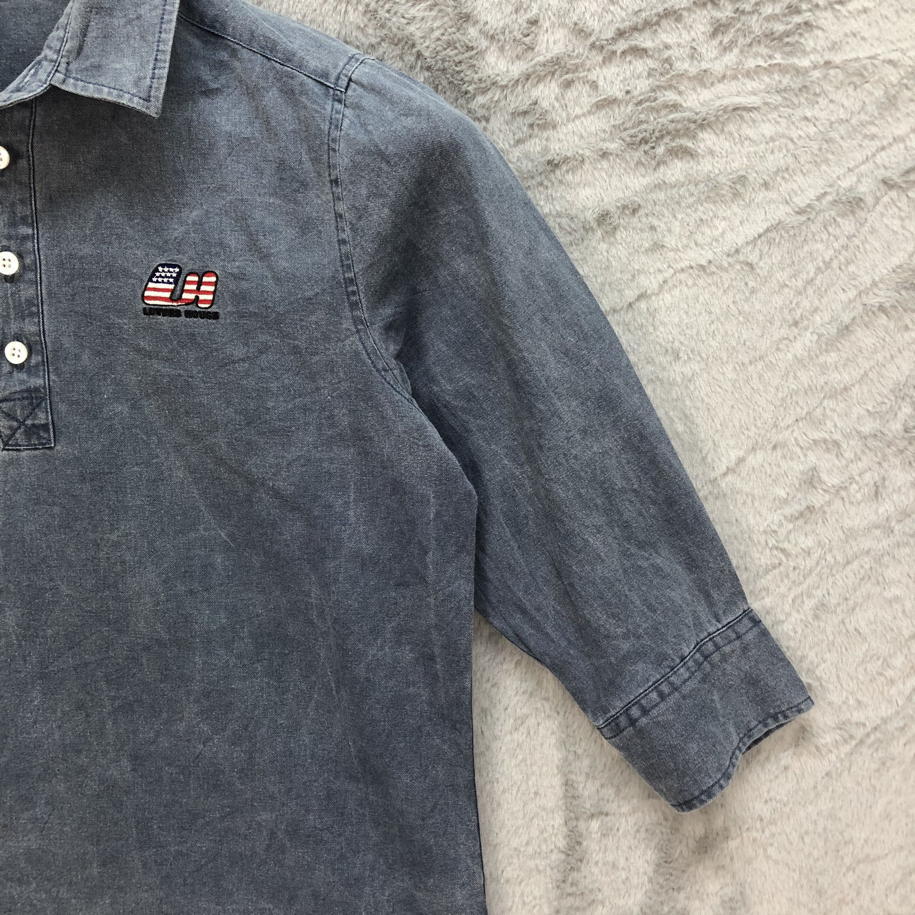 Japanese Brand LOVERS HOUSE SUPER LOVERS QUARTER SLEEVE POLO #6052-219 Size M / US 6-8 / IT 42-44 - 8 Thumbnail