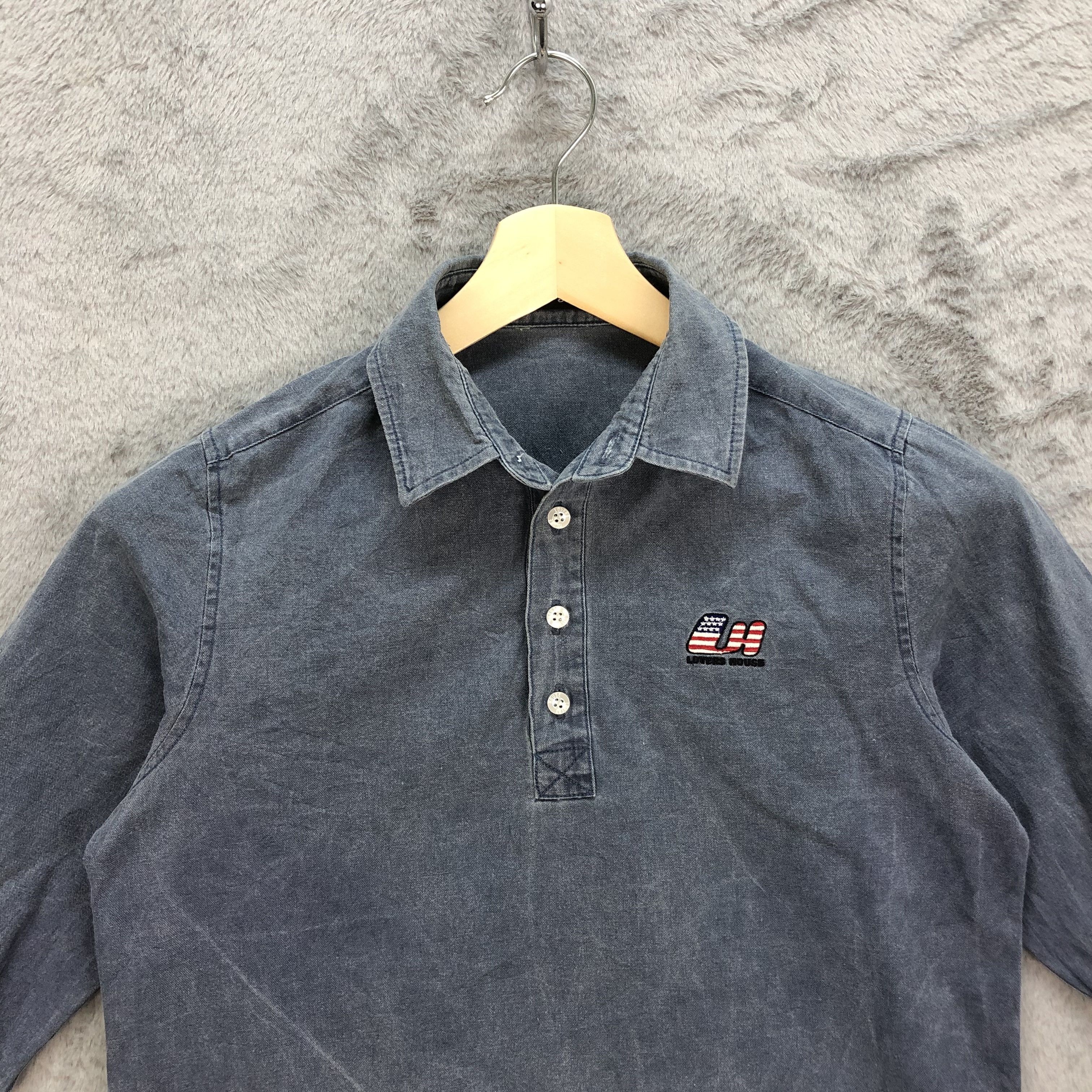 Japanese Brand LOVERS HOUSE SUPER LOVERS QUARTER SLEEVE POLO #6052-219 Size M / US 6-8 / IT 42-44 - 4 Thumbnail