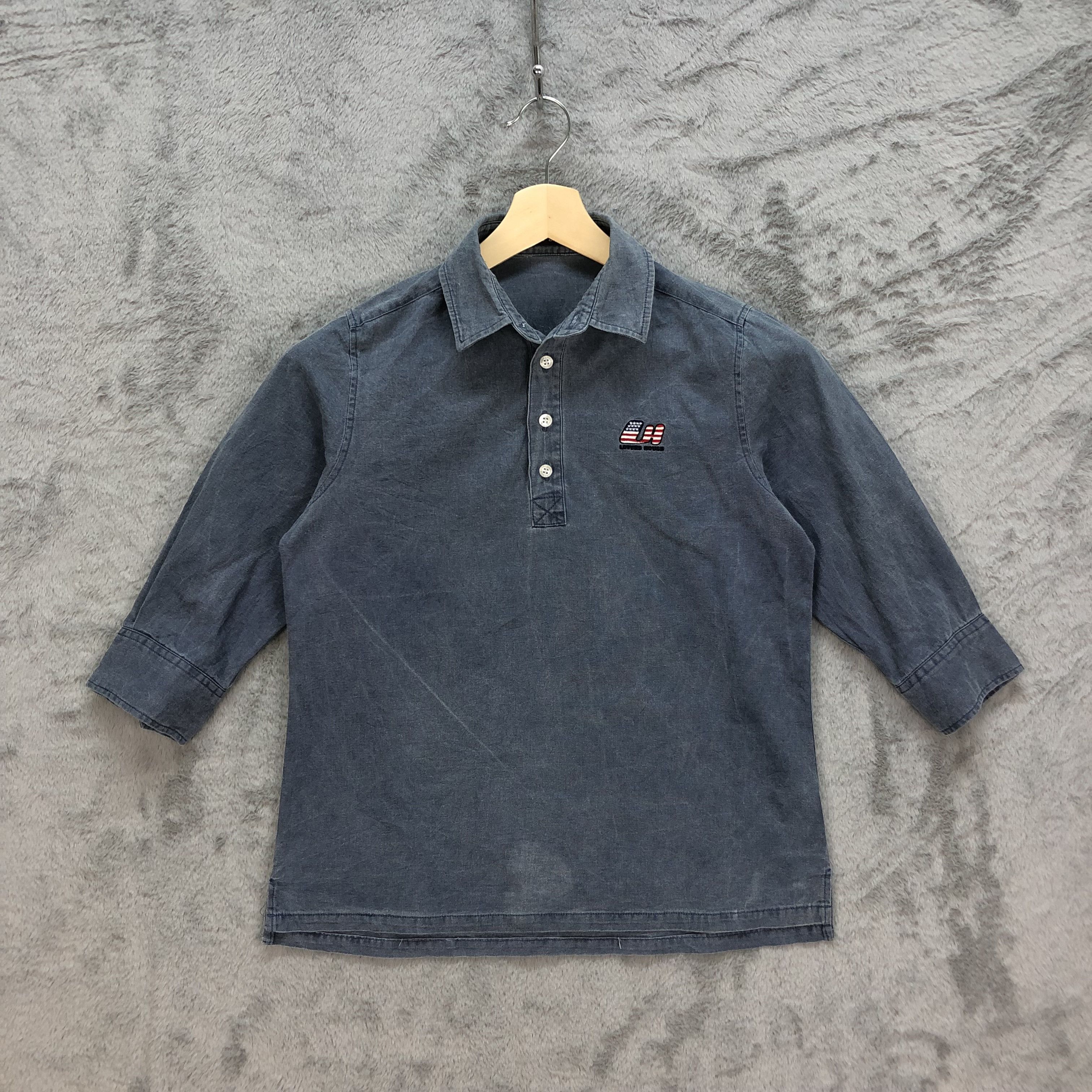 Japanese Brand LOVERS HOUSE SUPER LOVERS QUARTER SLEEVE POLO #6052-219 Size M / US 6-8 / IT 42-44 - 3 Thumbnail