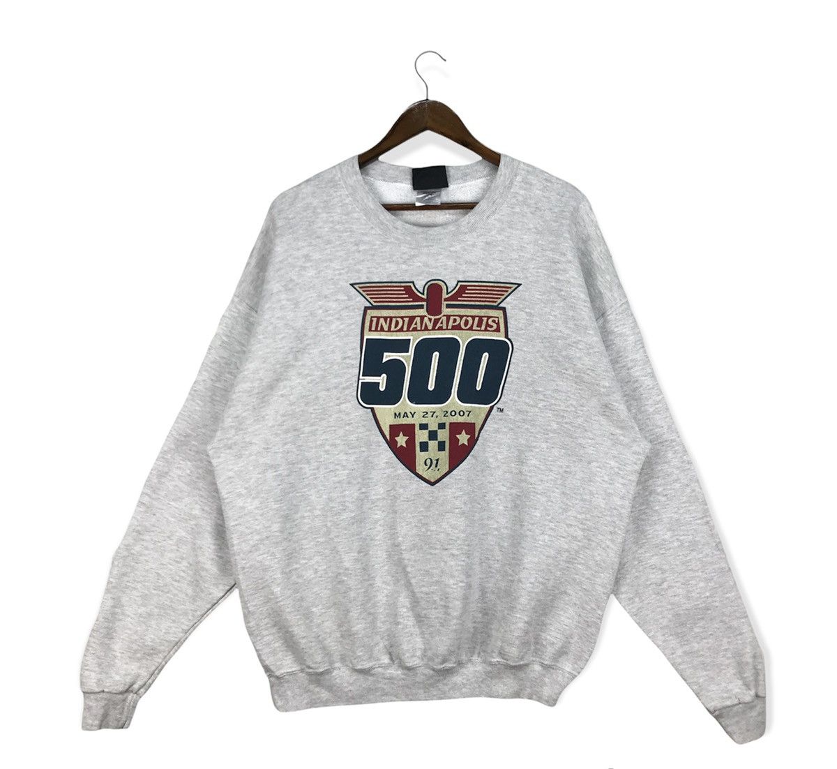 Vintage Vintage Indianapolis Motor Speedway Sweatshirt Size US XL / EU 56 / 4 - 1 Thumbnail