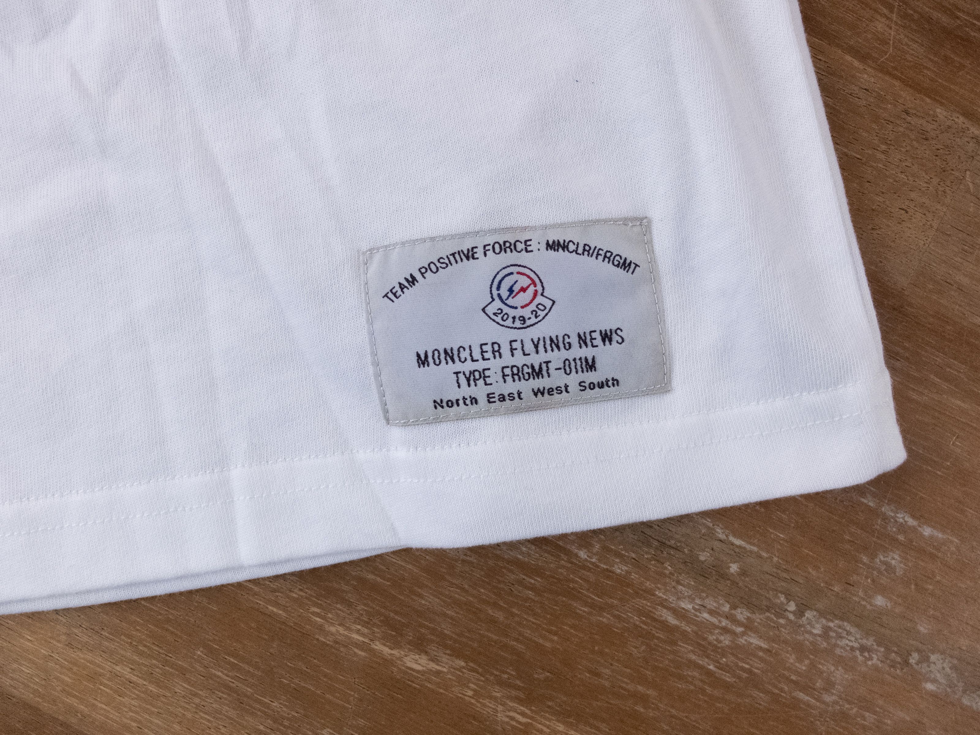 Moncler MONCLER Genius Fragment white News maglia t-shirt - Large Size US L / EU 52-54 / 3 - 11 Thumbnail
