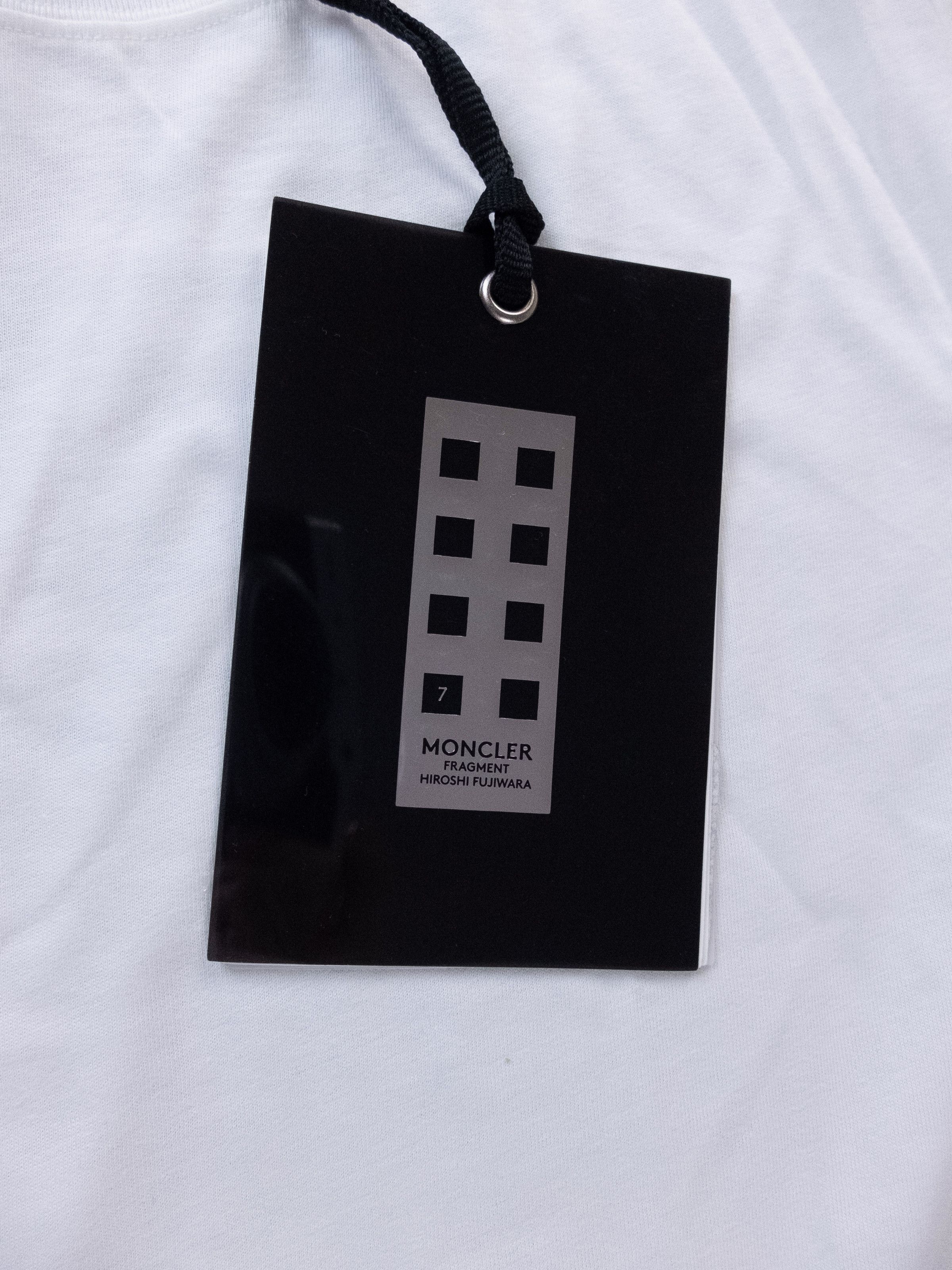 Moncler MONCLER Genius Fragment white News maglia t-shirt - Large Size US L / EU 52-54 / 3 - 5 Thumbnail