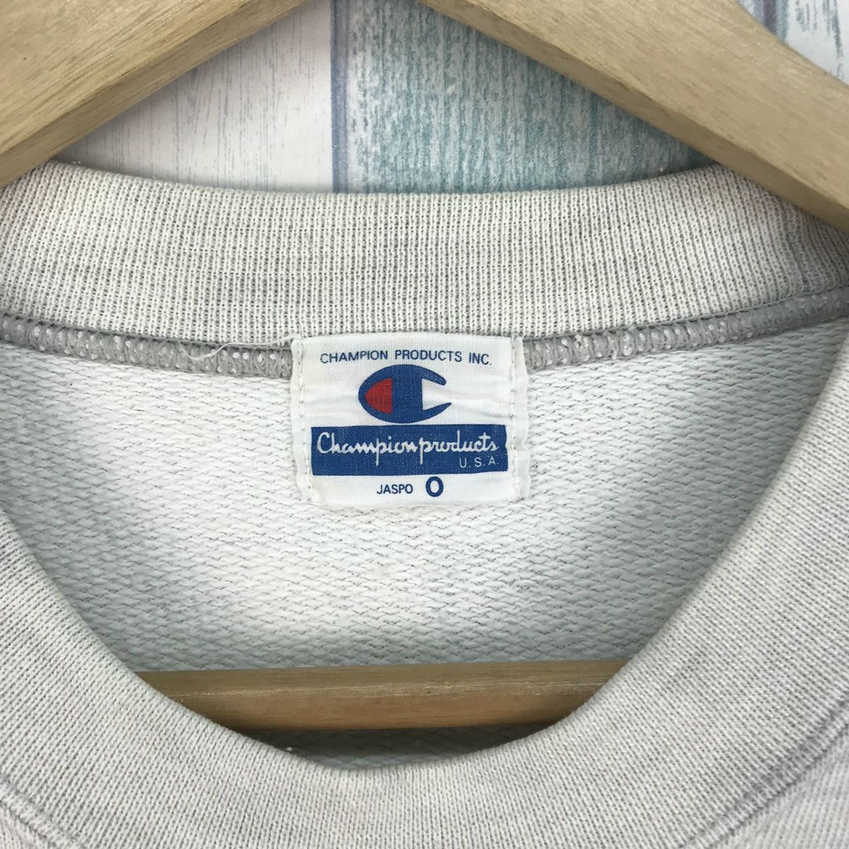 Champion Vintage Champion Big Logo Acid Wash Sweatshirt Size US L / EU 52-54 / 3 - 5 Thumbnail