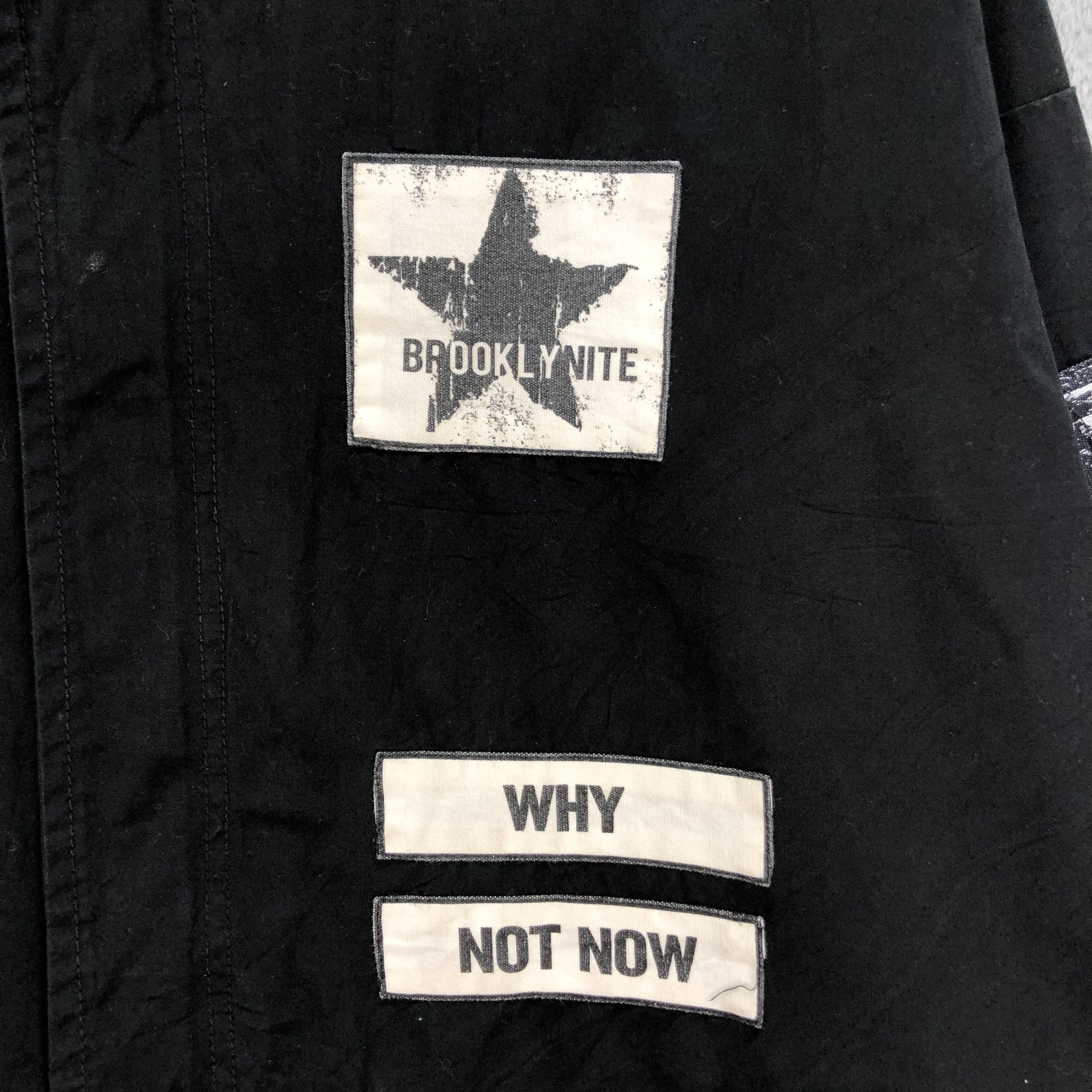 If Six Was Nine AVANT GARDE PATCHES OVERCOAT FASHION STYLE #5503-194 Size US M / EU 48-50 / 2 - 4 Thumbnail