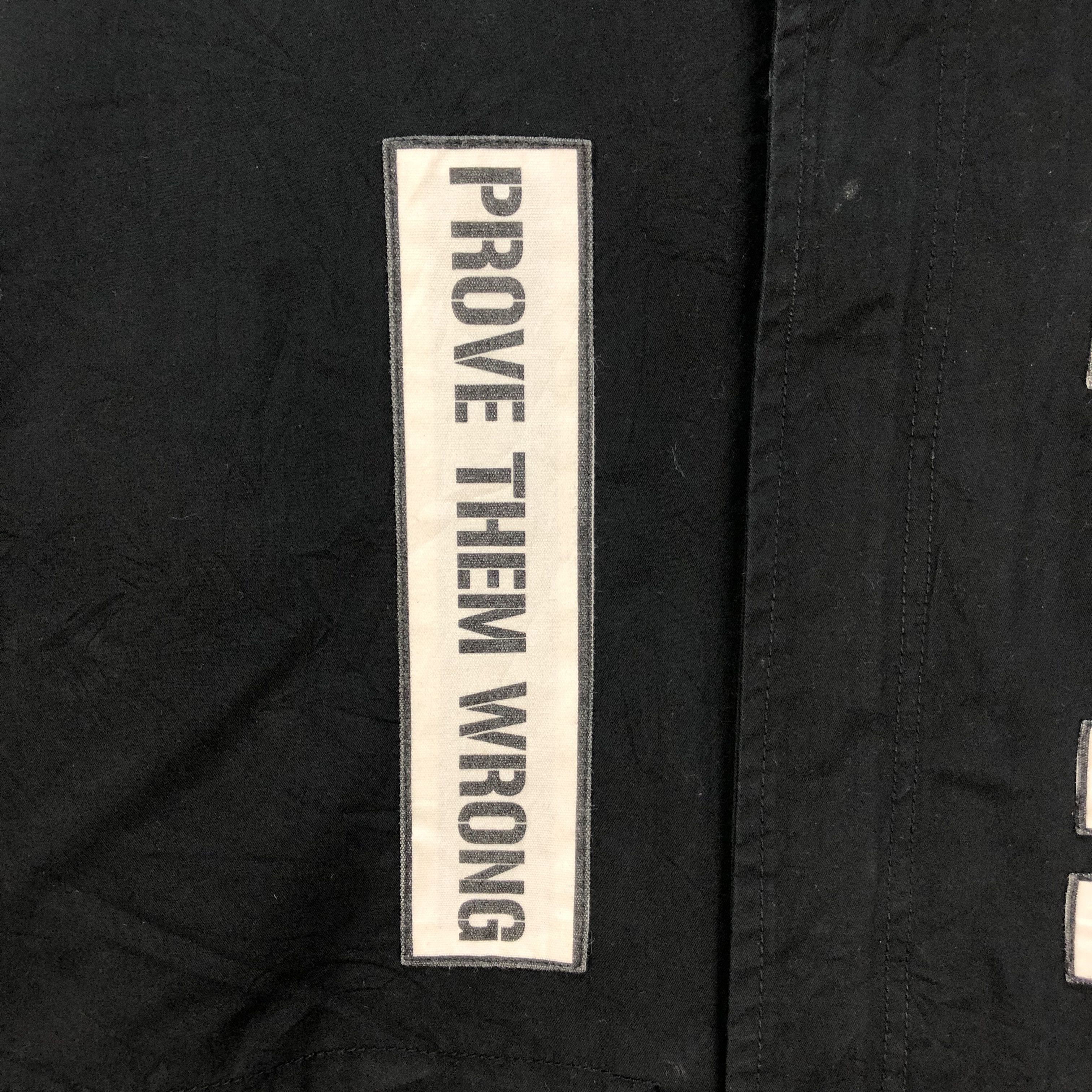 If Six Was Nine AVANT GARDE PATCHES OVERCOAT FASHION STYLE #5503-194 Size US M / EU 48-50 / 2 - 3 Thumbnail