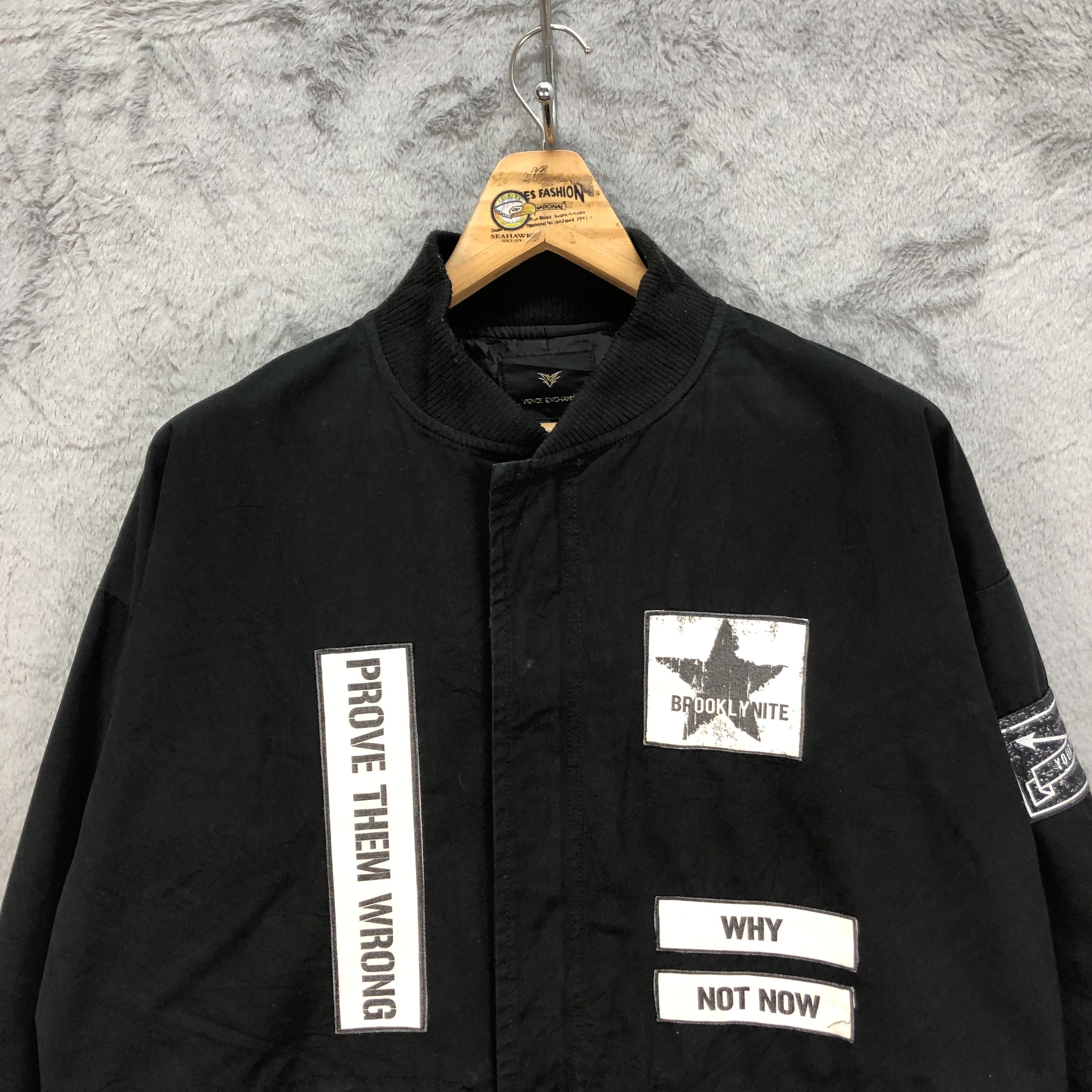 If Six Was Nine AVANT GARDE PATCHES OVERCOAT FASHION STYLE #5503-194 Size US M / EU 48-50 / 2 - 2 Thumbnail