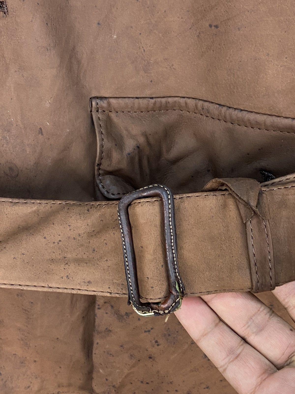 Burberry Vintage Burberry Cow Leather Jacket Size US M / EU 48-50 / 2 - 7 Thumbnail