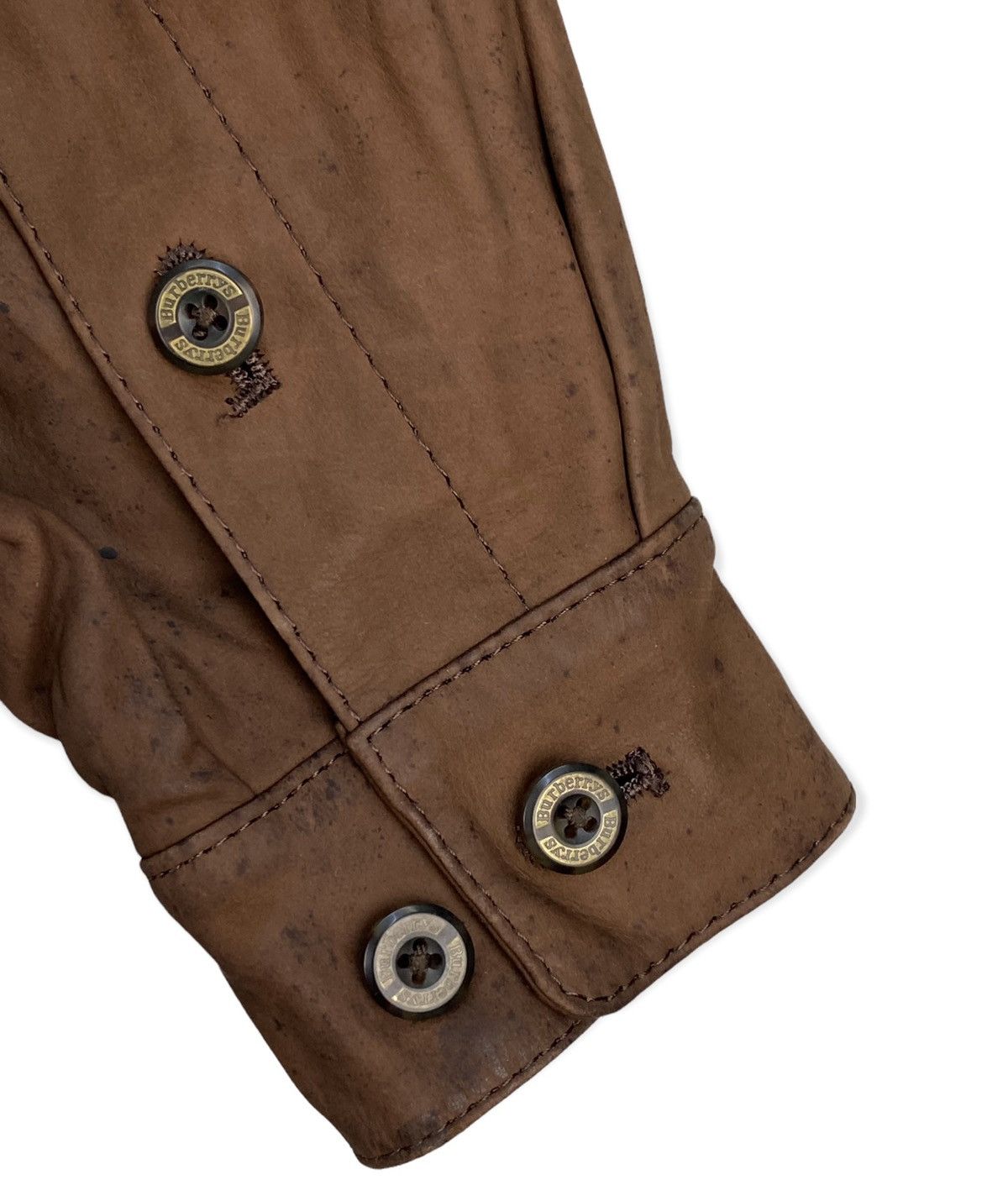 Burberry Vintage Burberry Cow Leather Jacket Size US M / EU 48-50 / 2 - 5 Thumbnail
