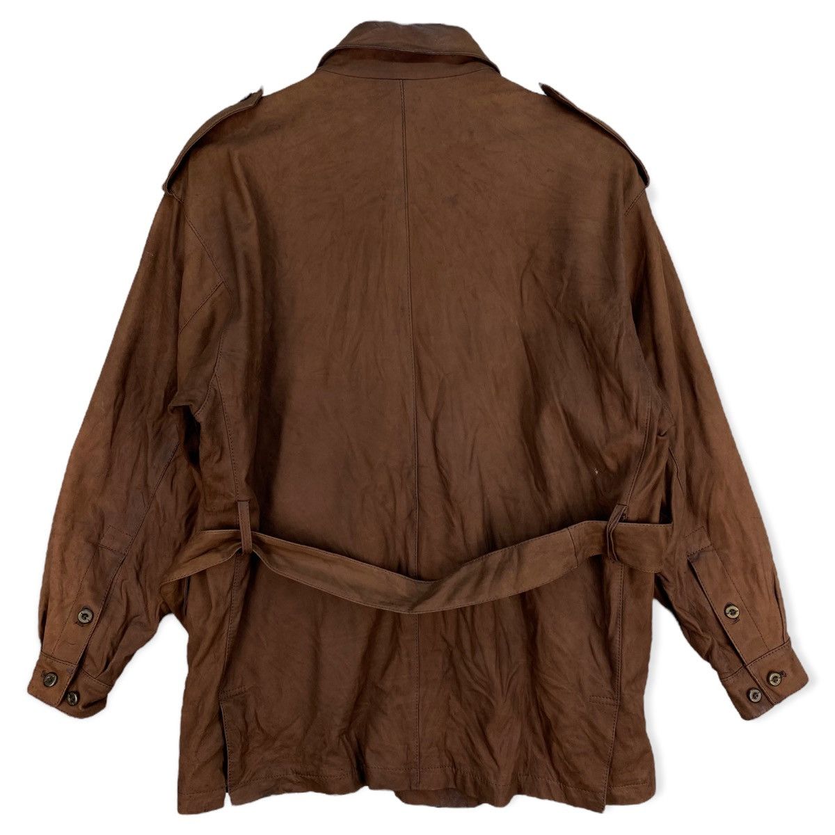 Burberry Vintage Burberry Cow Leather Jacket Size US M / EU 48-50 / 2 - 4 Thumbnail