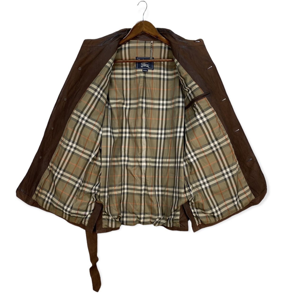 Burberry Vintage Burberry Cow Leather Jacket Size US M / EU 48-50 / 2 - 3 Thumbnail