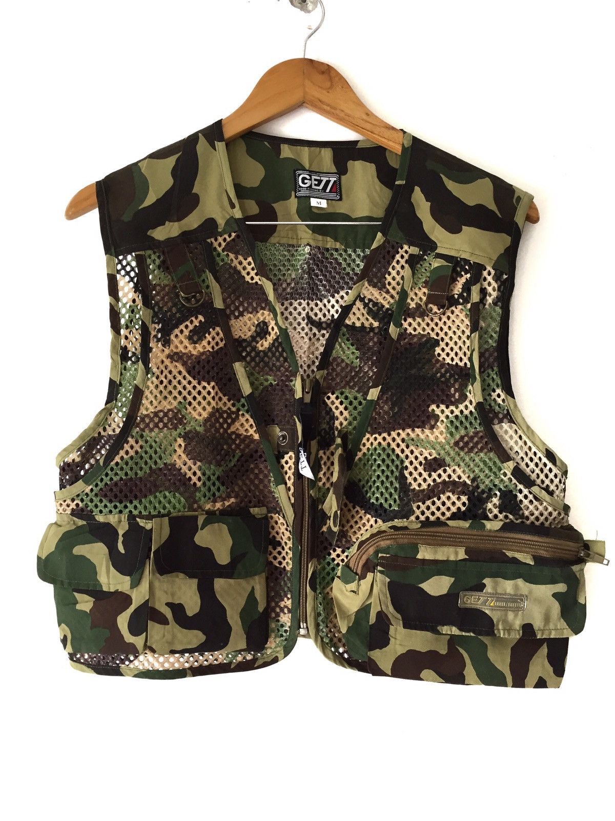 Vintage Japanese brand GeTT tactical vest wold tour fishing Vest Size US L / EU 52-54 / 3 - 1 Thumbnail