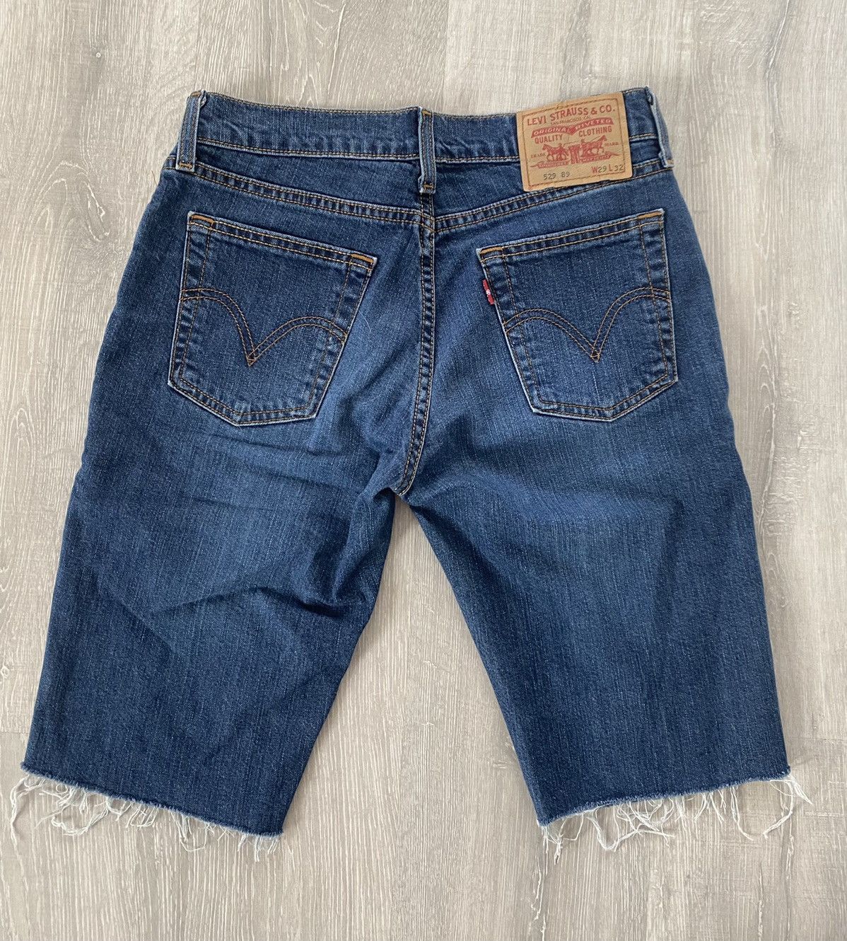 Levi's × Vintage Levi’s 529 89 vintage blue denim shorts jeans jorts Size US 29 - 1 Thumbnail