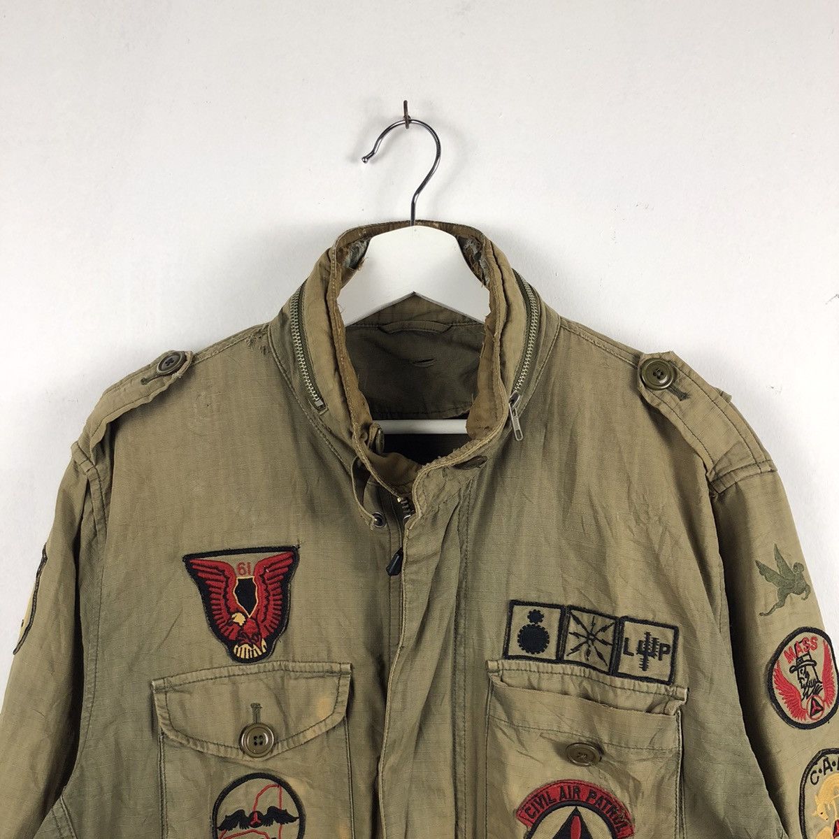 Military × Seditionaries × Vintage Distressed Army jacket Military × Seditionaries × Vintage Distressed Army jacket