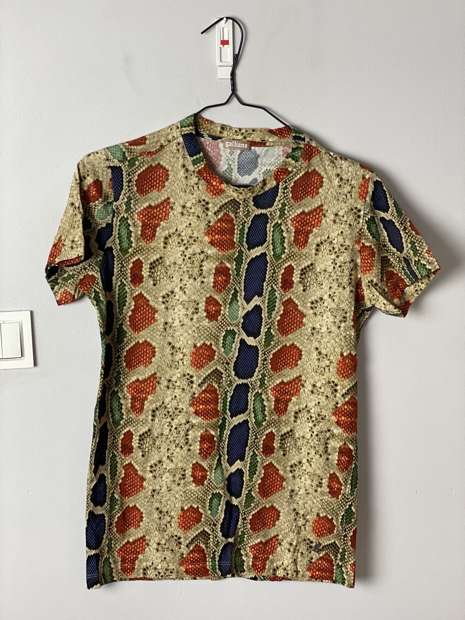 John Galliano Galliano snake print t-shirt tee Size US XS / EU 42 / 0 - 1 Thumbnail