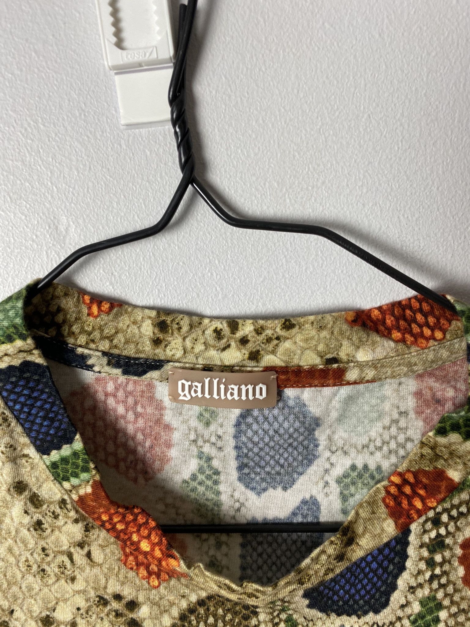 John Galliano Galliano snake print t-shirt tee Size US XS / EU 42 / 0 - 3 Thumbnail
