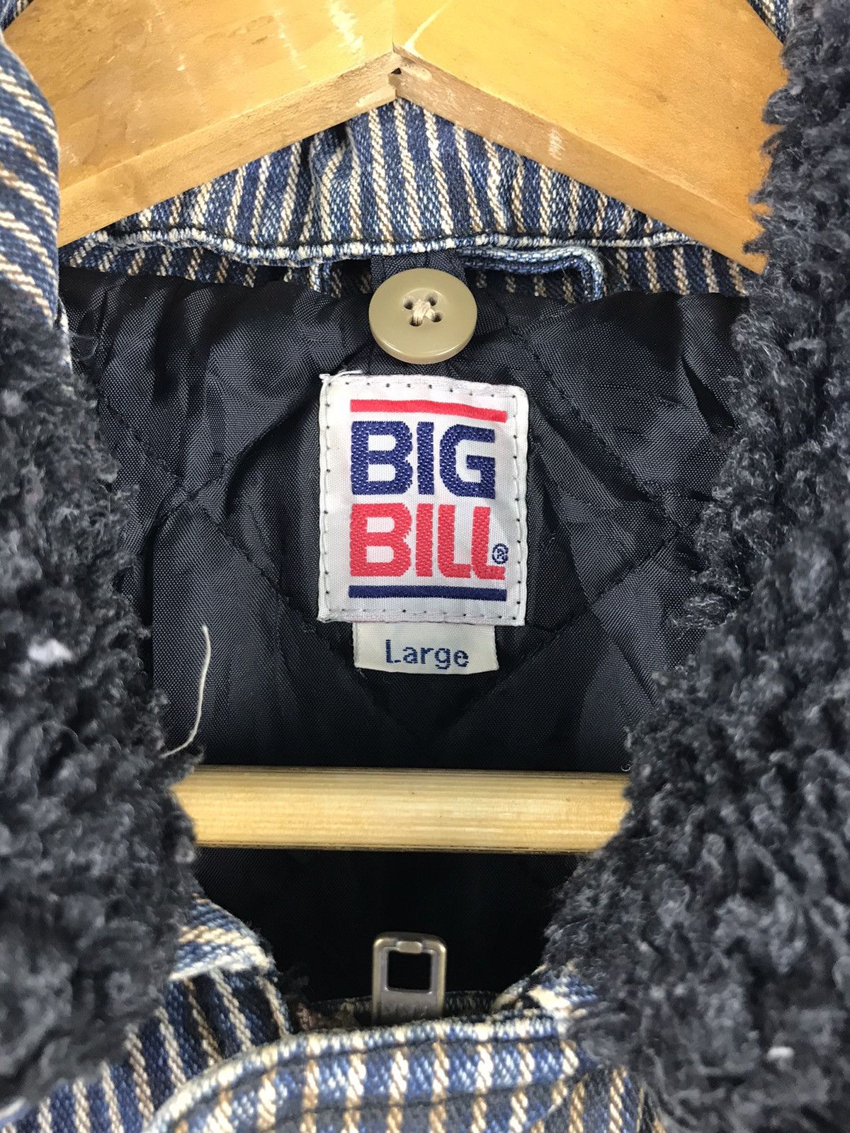 Vintage Big Bill Vintage Hikori Sherpa Chore Jacket Size US L / EU 52-54 / 3 - 5 Thumbnail