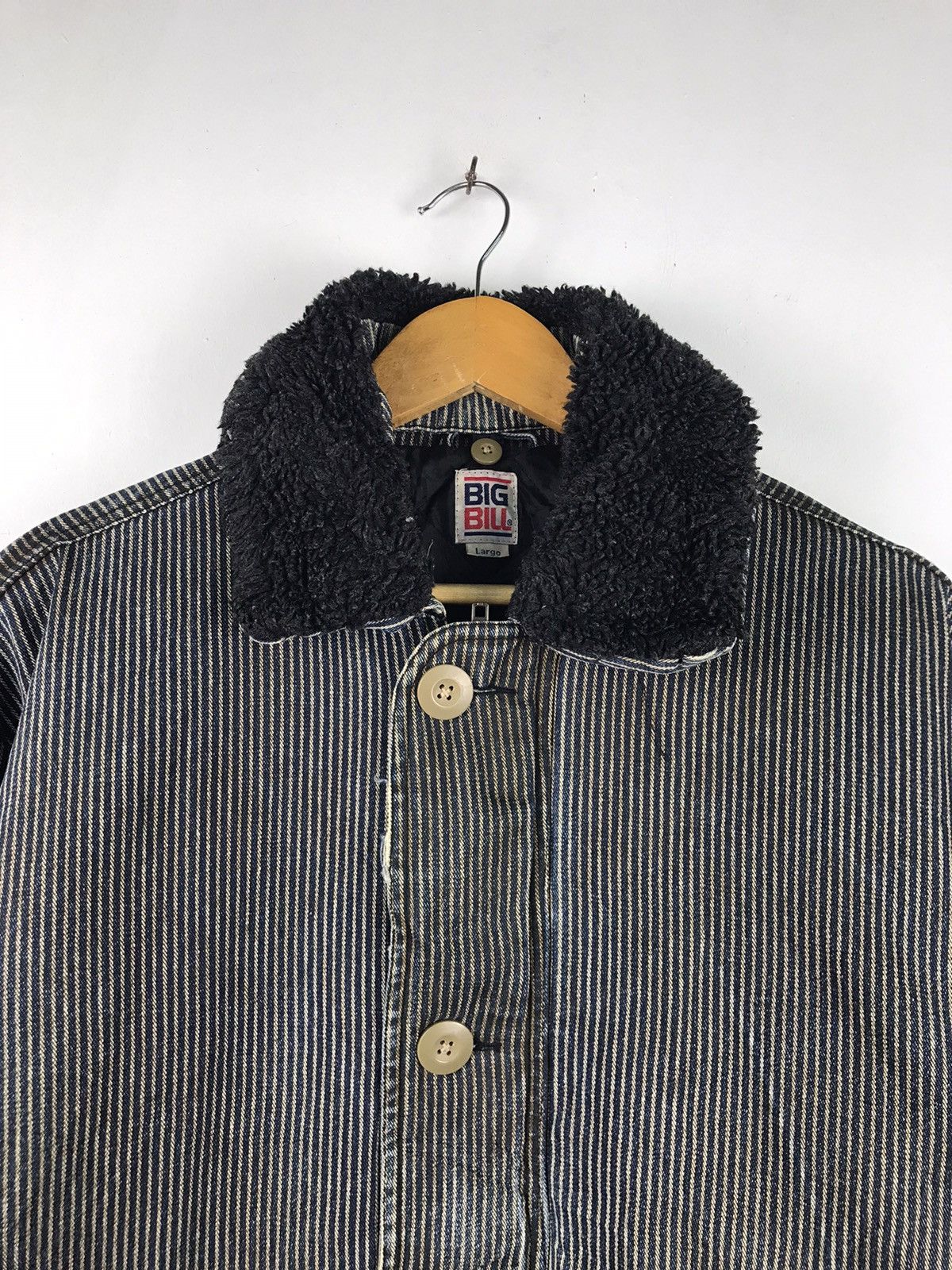 Vintage Big Bill Vintage Hikori Sherpa Chore Jacket Size US L / EU 52-54 / 3 - 4 Thumbnail