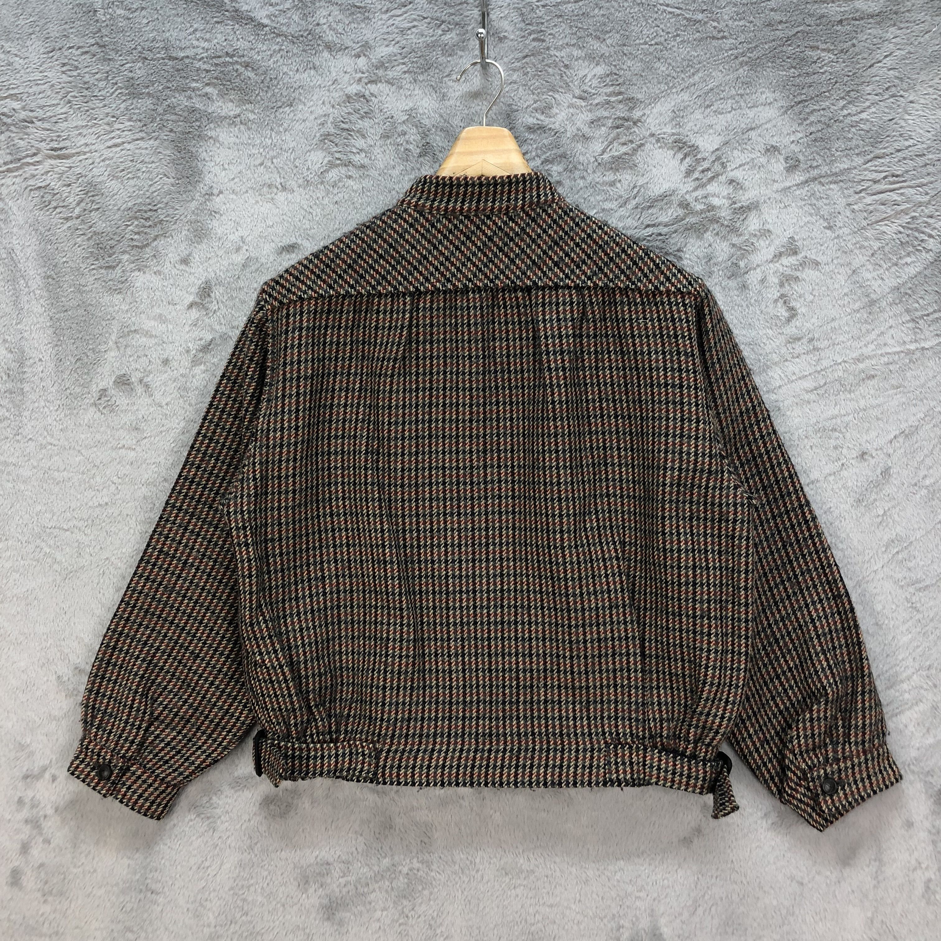 Burberry VINTAGE BURBERRYS' CHECKED WOOL CROPPED JACKET #6458-68 Size S / US 4 / IT 40 - 9 Thumbnail