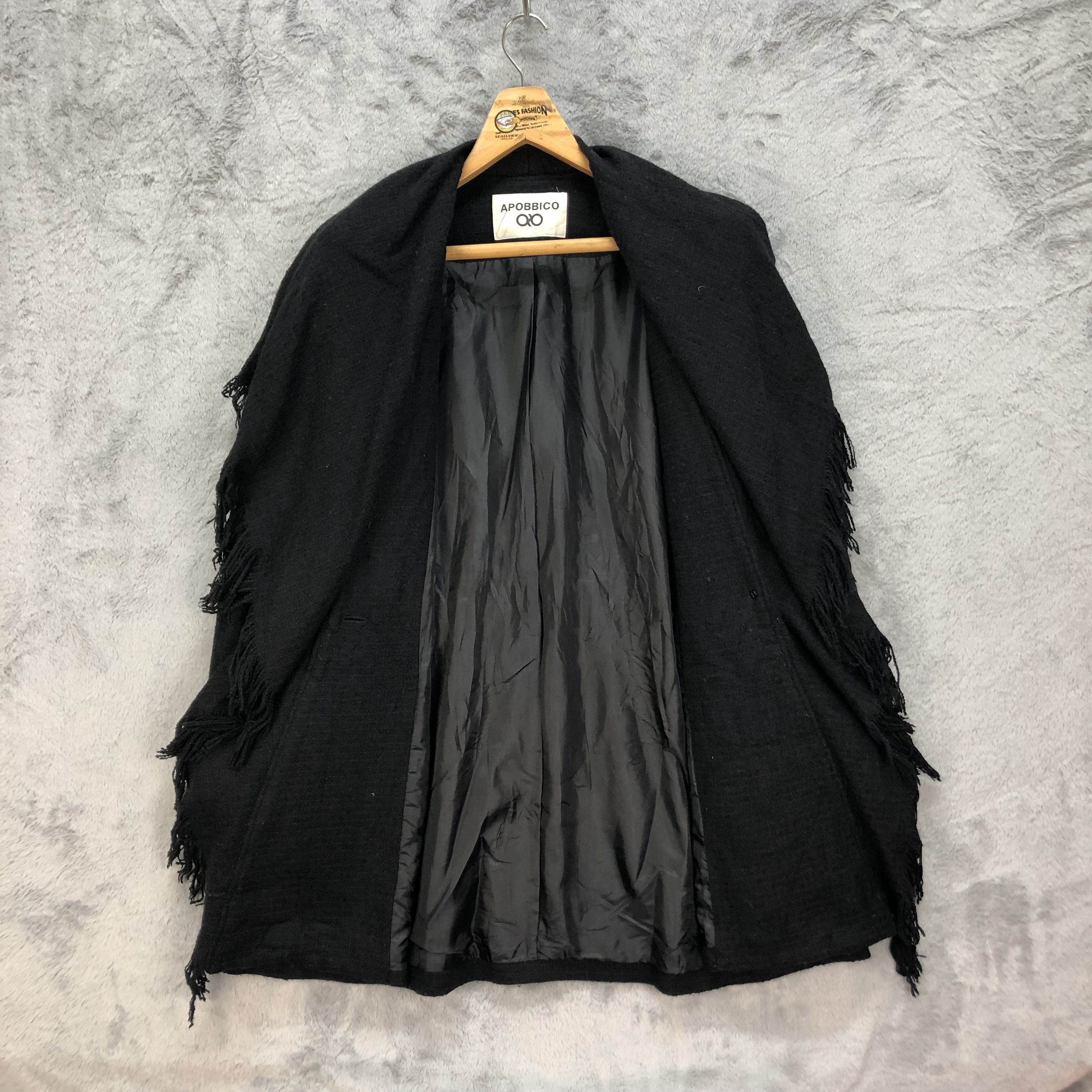 Japanese Brand APOBBICO FASHION STYLE WOOL COAT JACKET #5497-193 Size S / US 4 / IT 40 - 6 Thumbnail