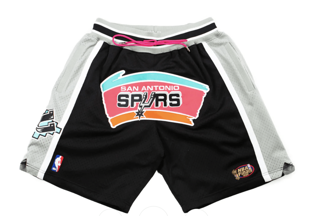 Just Don × Mitchell & Ness San Antonio Spurs 1998-99 NBA Shorts Just Don New w/ Tags Size US 30 / EU 46 - 2 Thumbnail
