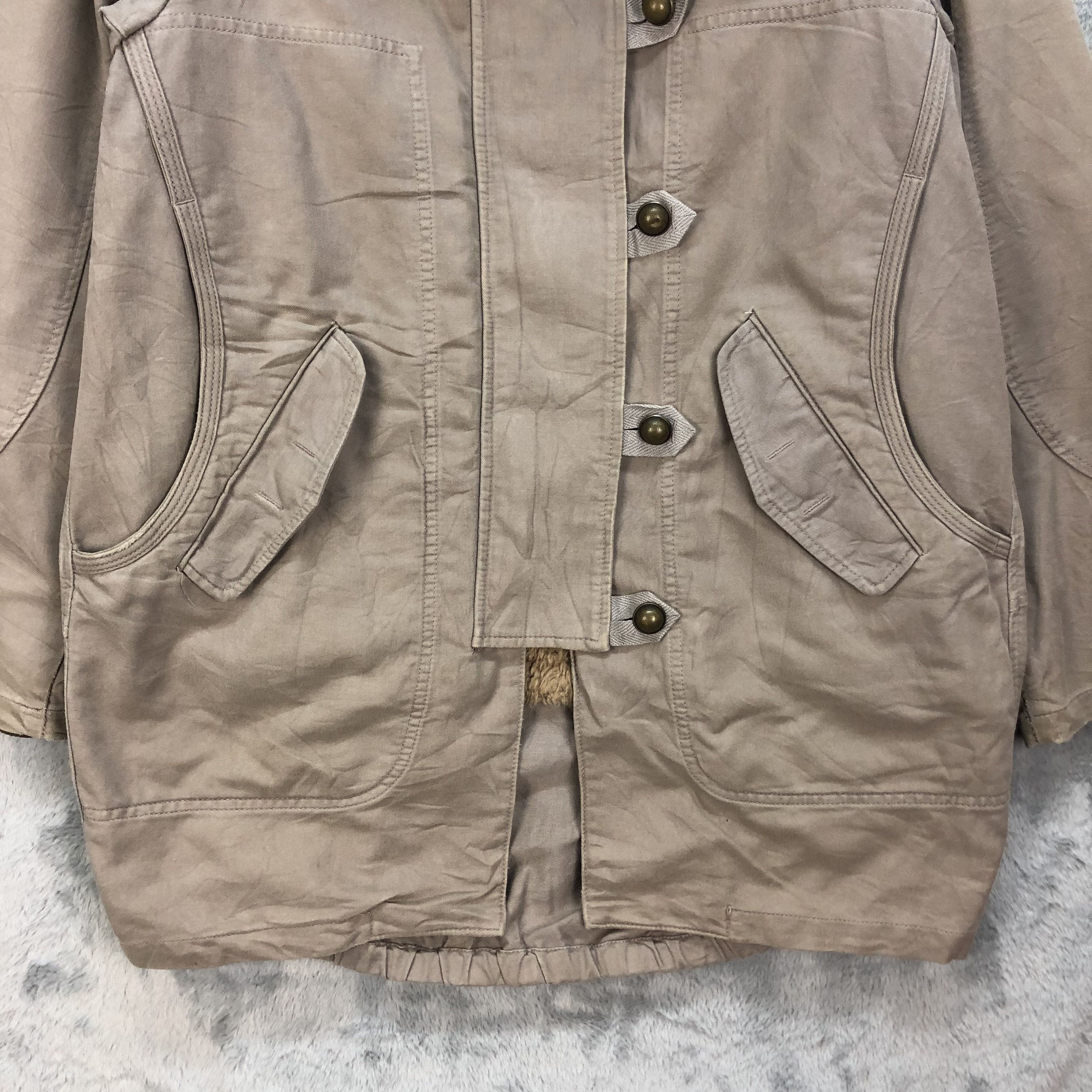 Tsumori Chisato TSUMORI CHISATO ISSEY MIYAKE FUR PARKA #5504-194 Size S / US 4 / IT 40 - 3 Thumbnail