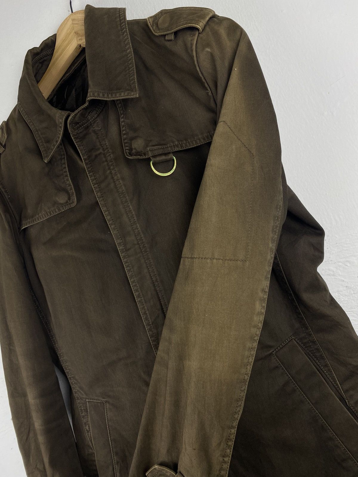 Issey Miyake Vintage Tete Homme by Issey Miyake Trench Coat Long Jacket Size M / US 6-8 / IT 42-44 - 9 Thumbnail