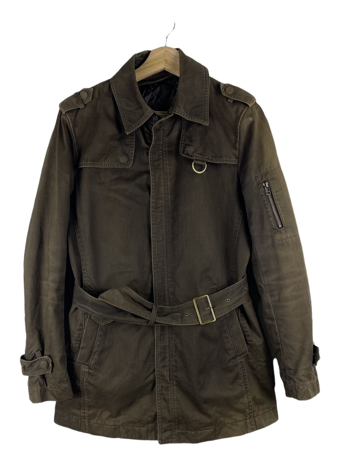 Issey Miyake Vintage Tete Homme by Issey Miyake Trench Coat Long Jacket Size M / US 6-8 / IT 42-44 - 1 Thumbnail