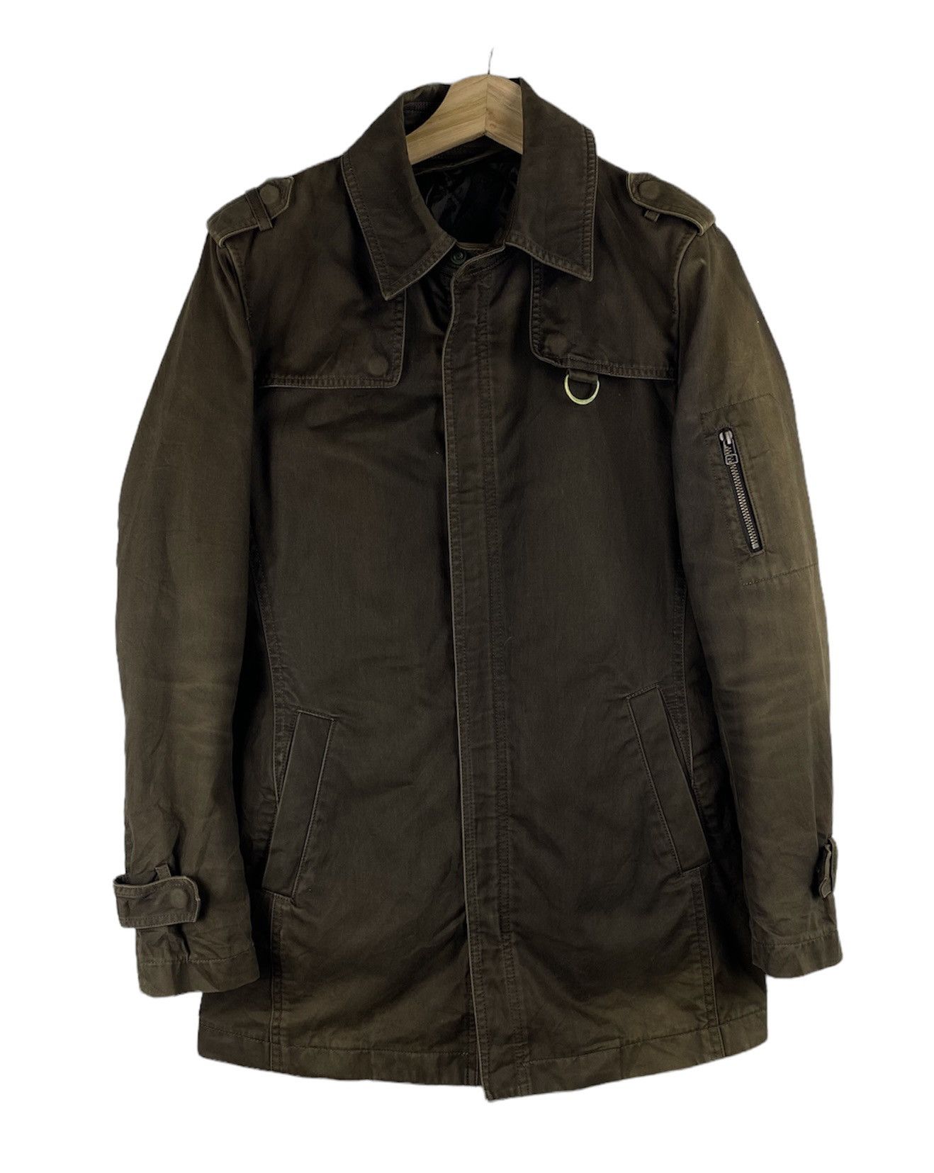 Issey Miyake Vintage Tete Homme by Issey Miyake Trench Coat Long Jacket Size M / US 6-8 / IT 42-44 - 2 Thumbnail