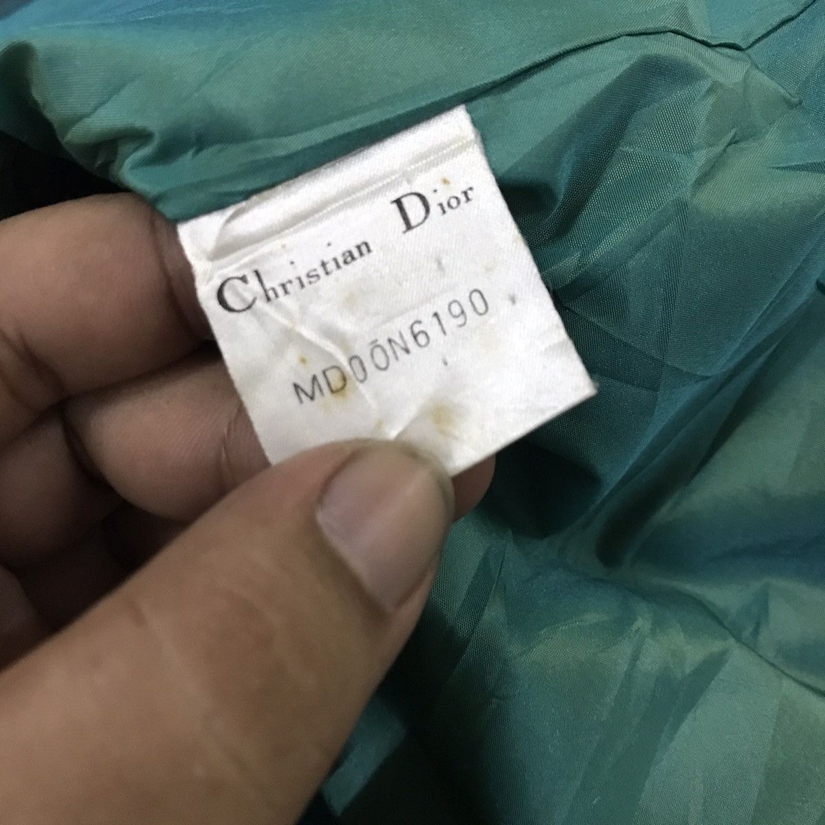 Dior Vintage Christian dior one button Mohair long Jacket Size L / US 10 / IT 46 - 6 Thumbnail