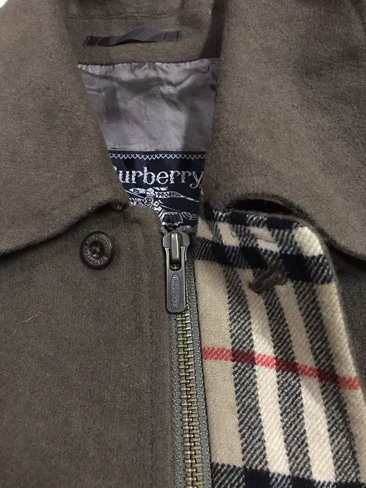 Burberry × Vintage 🔥Rare🔥Burberry Prosrum bomber wool Jacket Size US S / EU 44-46 / 1 - 11 Thumbnail