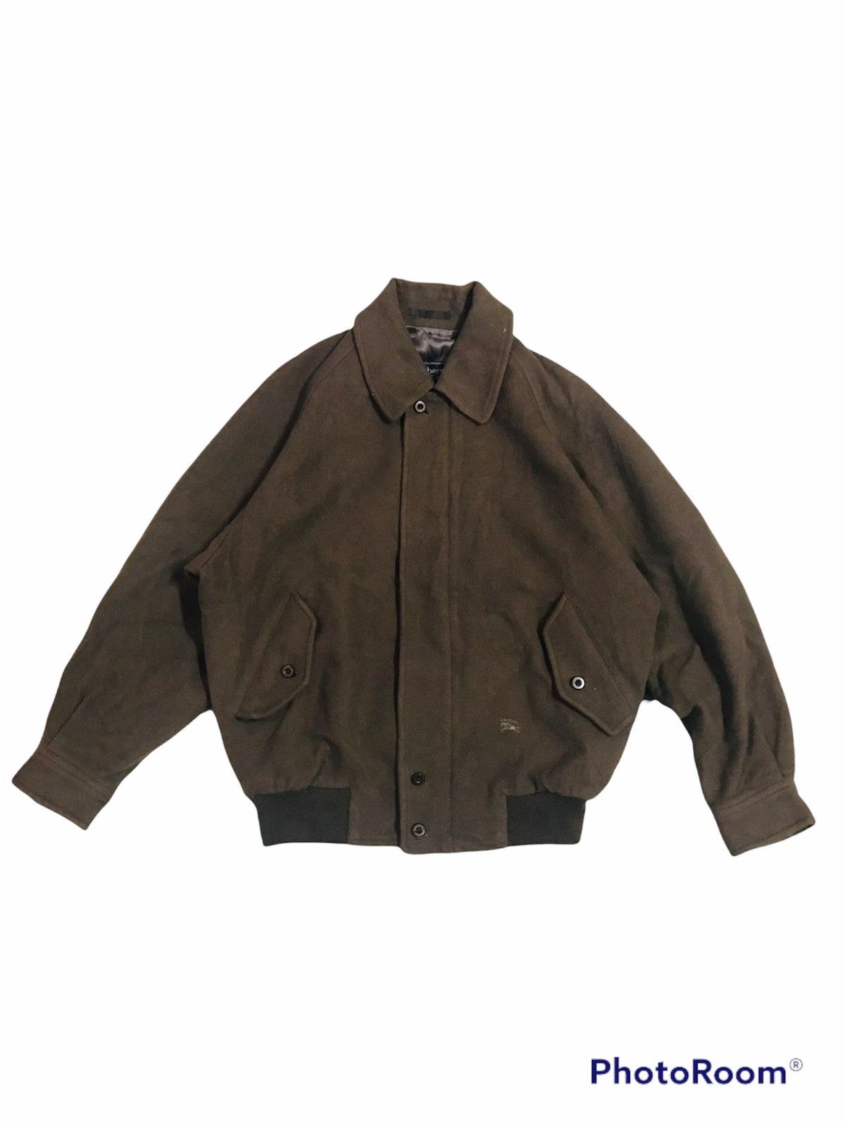 Burberry × Vintage 🔥Rare🔥Burberry Prosrum bomber wool Jacket Size US S / EU 44-46 / 1 - 2 Thumbnail