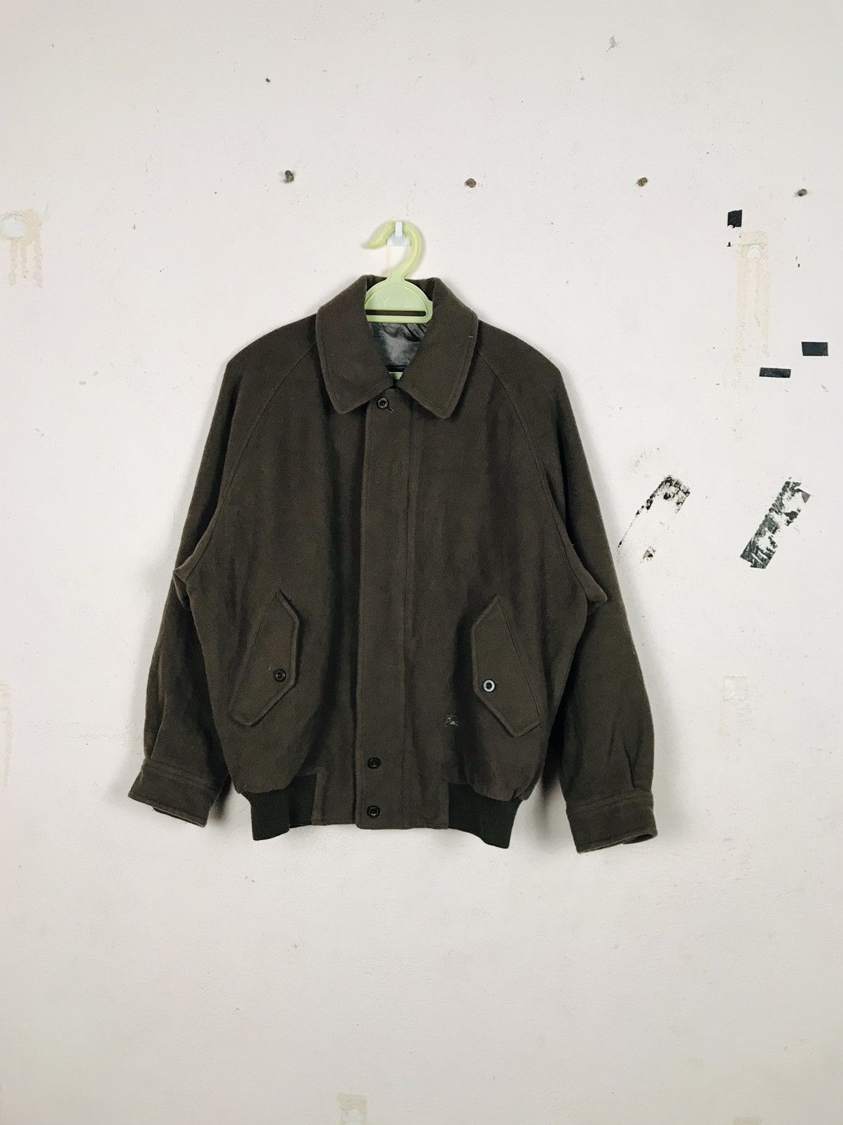 Burberry × Vintage 🔥Rare🔥Burberry Prosrum bomber wool Jacket Size US S / EU 44-46 / 1 - 1 Thumbnail