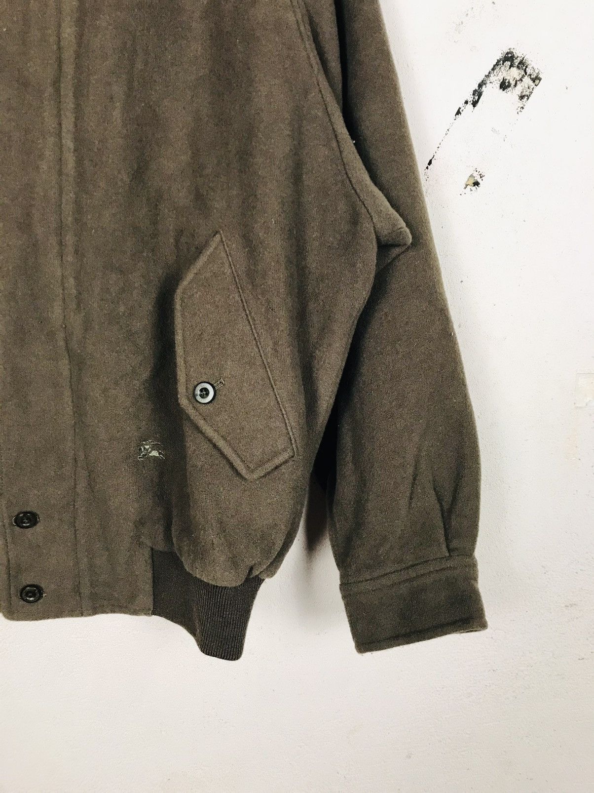 Burberry × Vintage 🔥Rare🔥Burberry Prosrum bomber wool Jacket Size US S / EU 44-46 / 1 - 16 Thumbnail