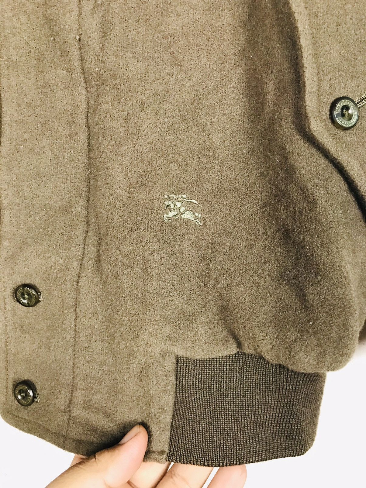 Burberry × Vintage 🔥Rare🔥Burberry Prosrum bomber wool Jacket Size US S / EU 44-46 / 1 - 17 Thumbnail