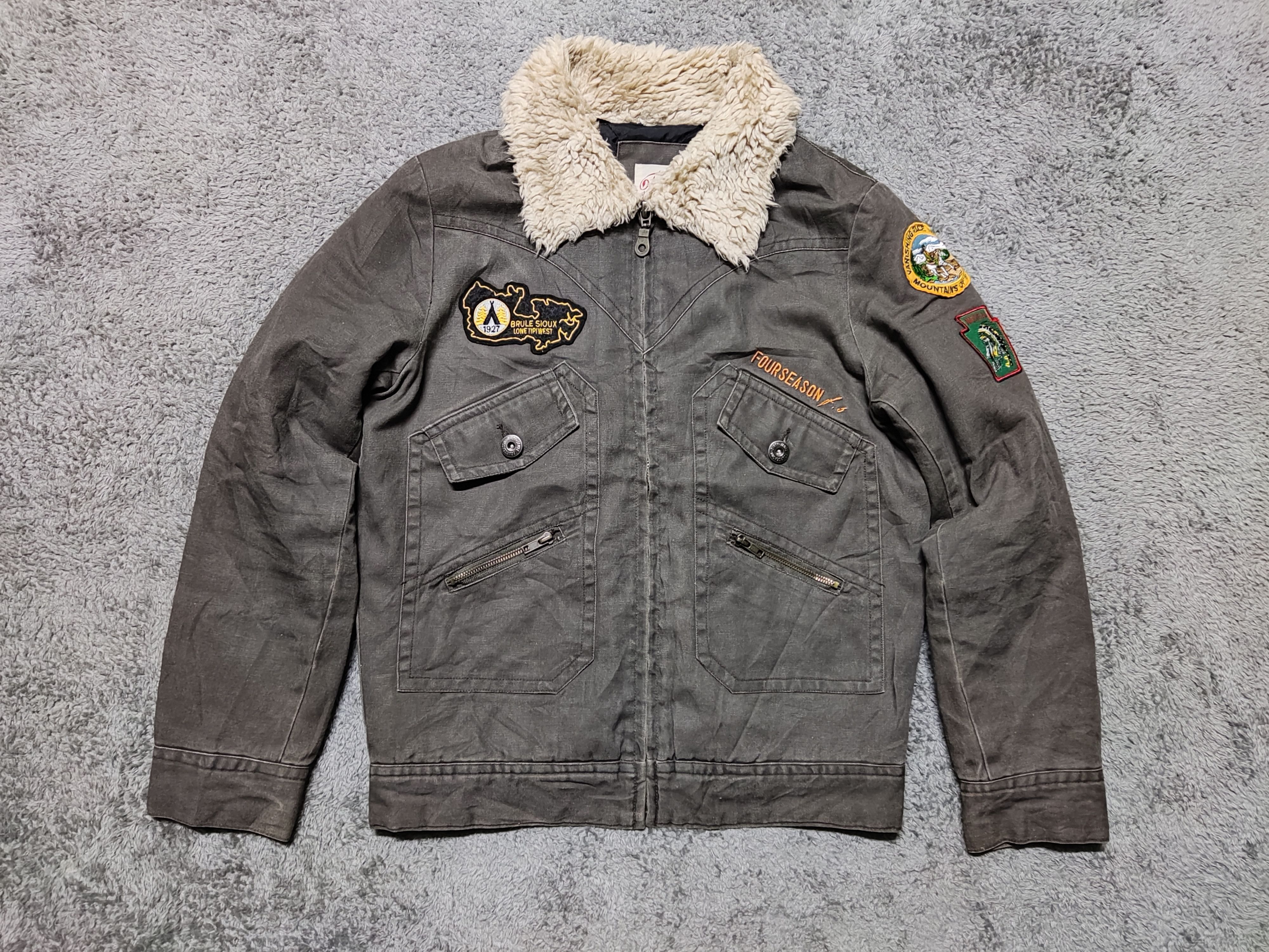 Japanese Brand × Native Vintage Native Navajo Fourseason Denim Jacket Size US S / EU 44-46 / 1 - 3 Thumbnail