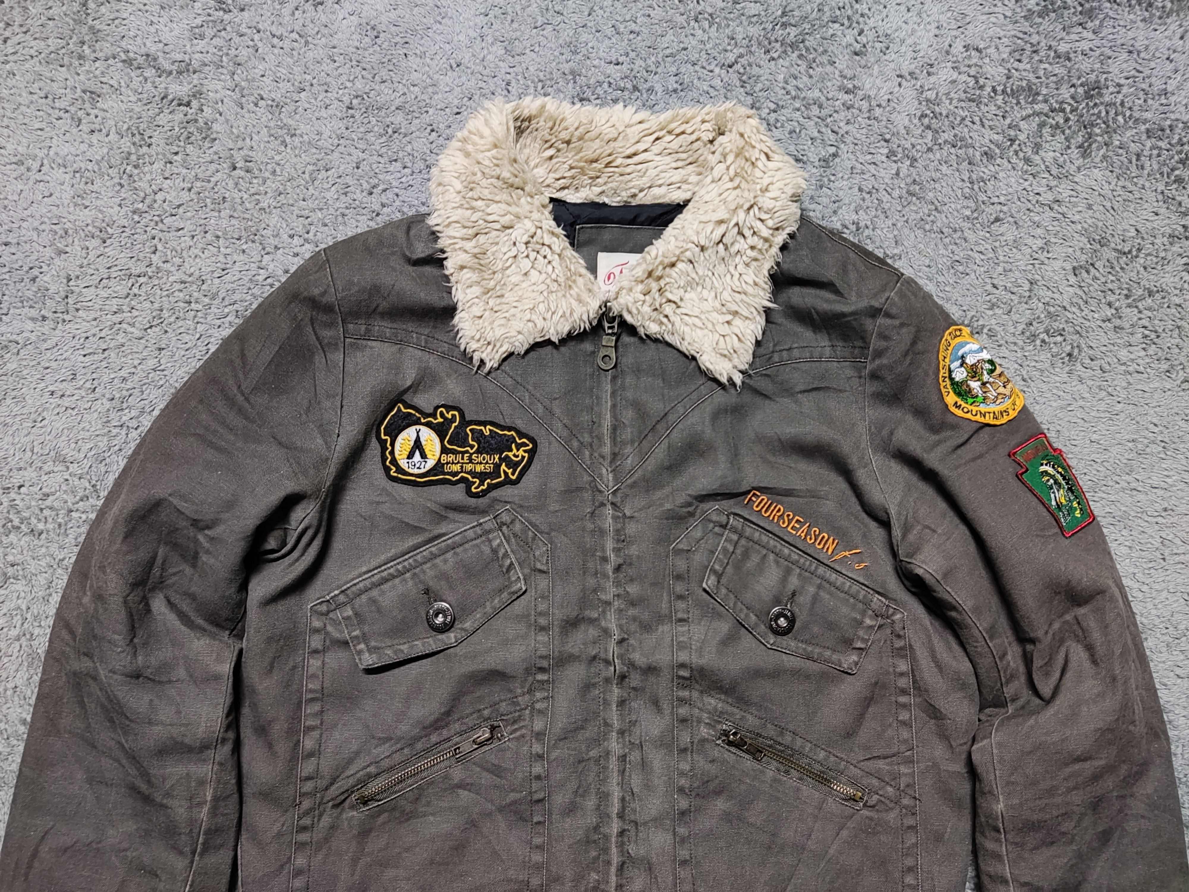 Japanese Brand × Native Vintage Native Navajo Fourseason Denim Jacket Size US S / EU 44-46 / 1 - 4 Thumbnail