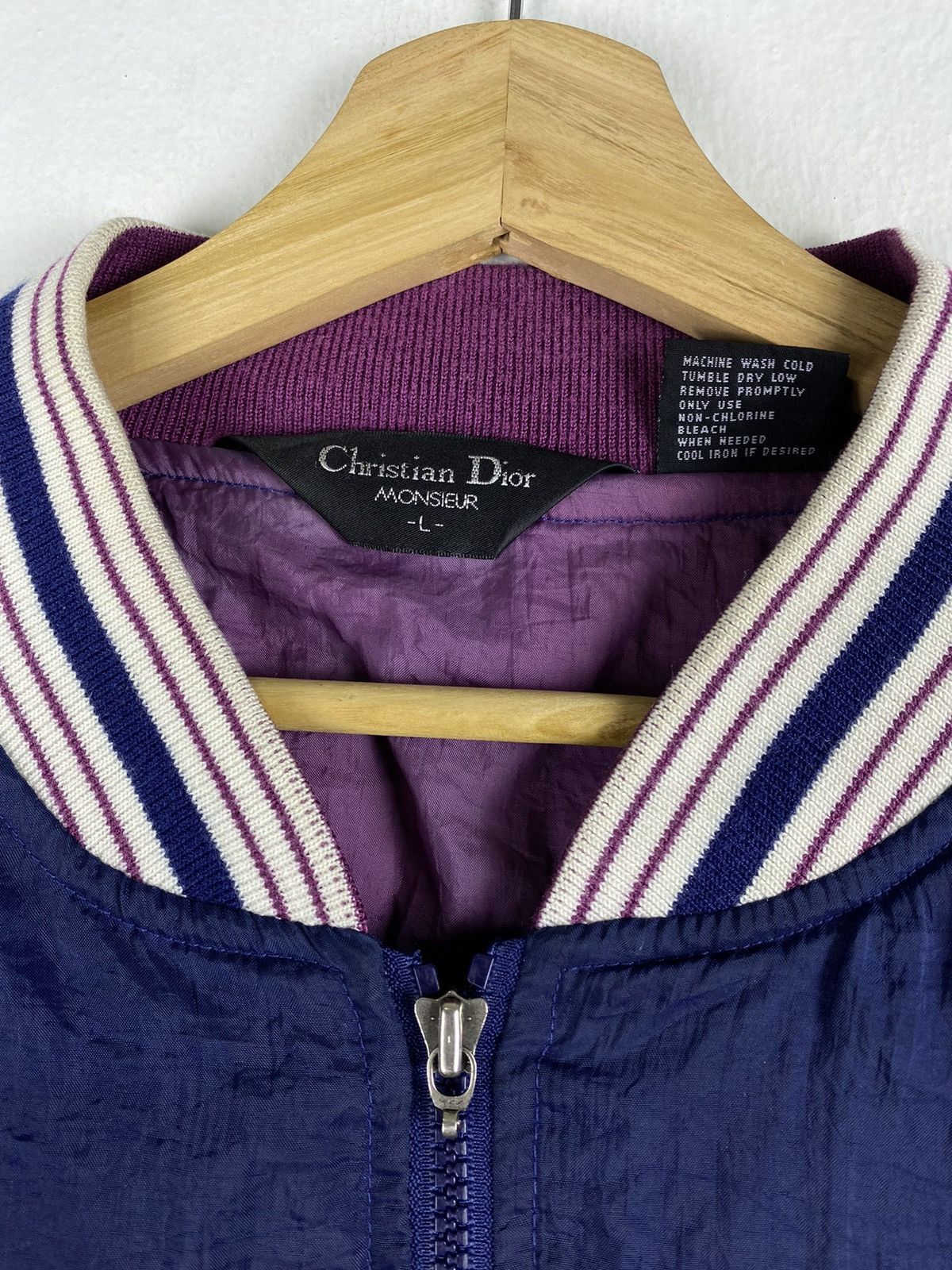 Christian Dior Monsieur GONE🔥 Vintage Christian Dior Monsieur Tracktop Light Jacket Size US L / EU 52-54 / 3 - 4 Thumbnail