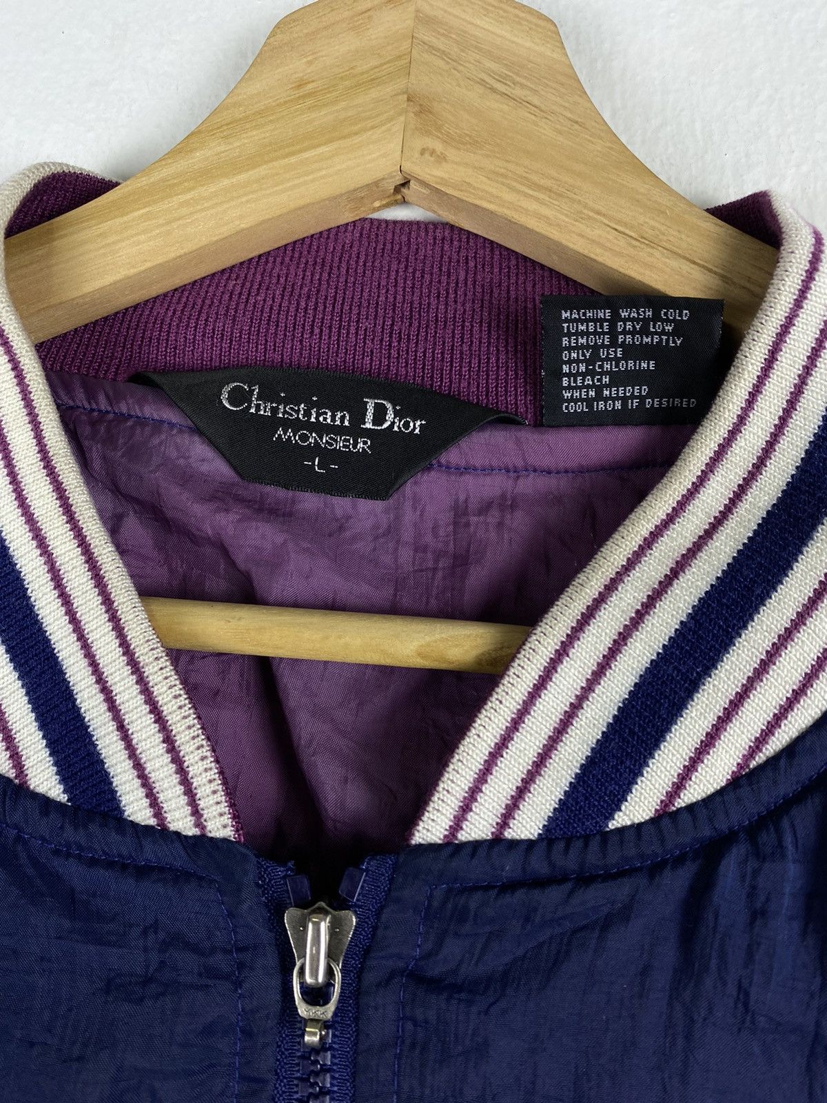 Christian Dior Monsieur GONE🔥 Vintage Christian Dior Monsieur Tracktop Light Jacket Size US L / EU 52-54 / 3 - 6 Thumbnail