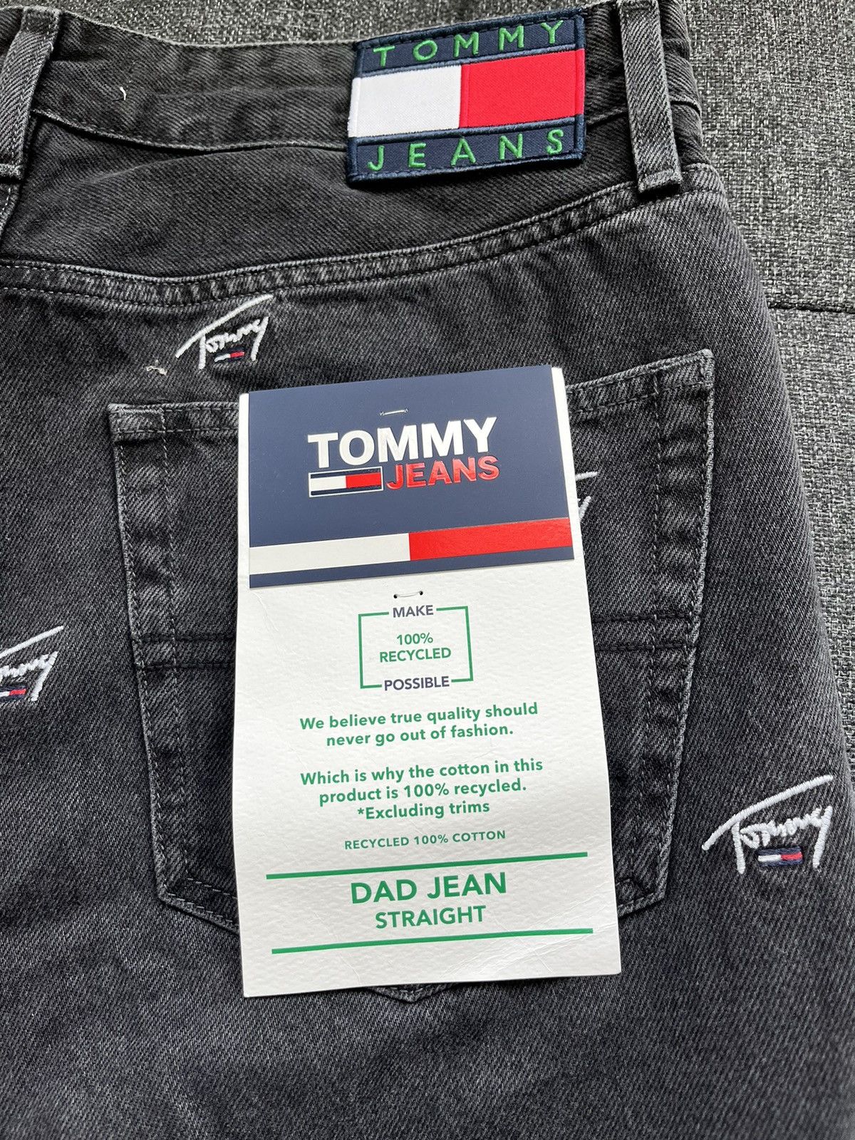 Tommy Jeans Tommy Relaxed Jeans Size US 33 - 3 Thumbnail