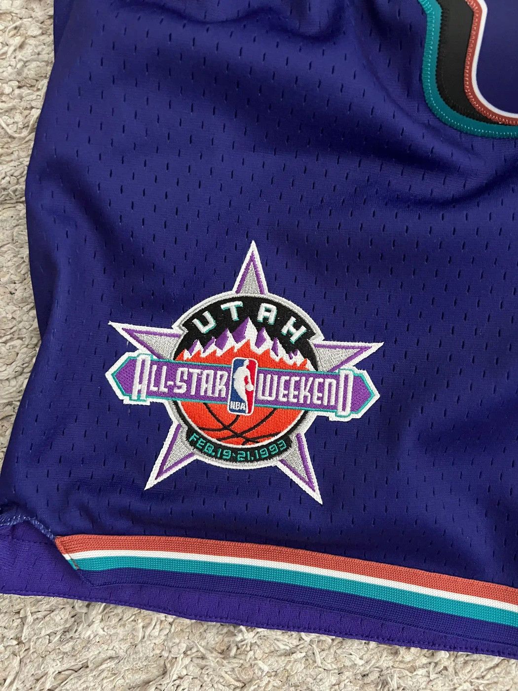 Just Don × Mitchell & Ness Utah Jazz 1996-97 NBA Shorts Just Don New w/ Tags XL Size US 38 / EU 54 - 10 Thumbnail