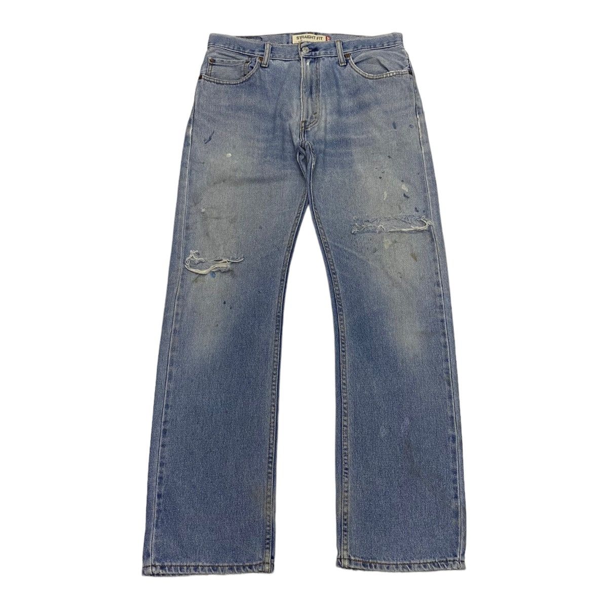 Levi's VINTAGE LEVIS 505 DISTRESSED DENIM JEANS Size US 34 / EU 50 - 1 Thumbnail