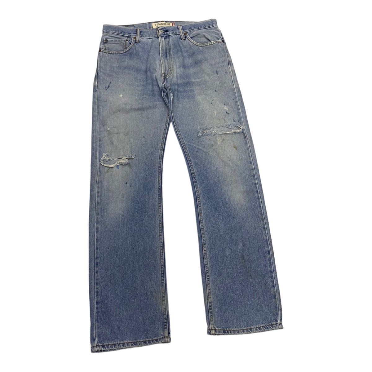 Levi's VINTAGE LEVIS 505 DISTRESSED DENIM JEANS Size US 34 / EU 50 - 2 Thumbnail