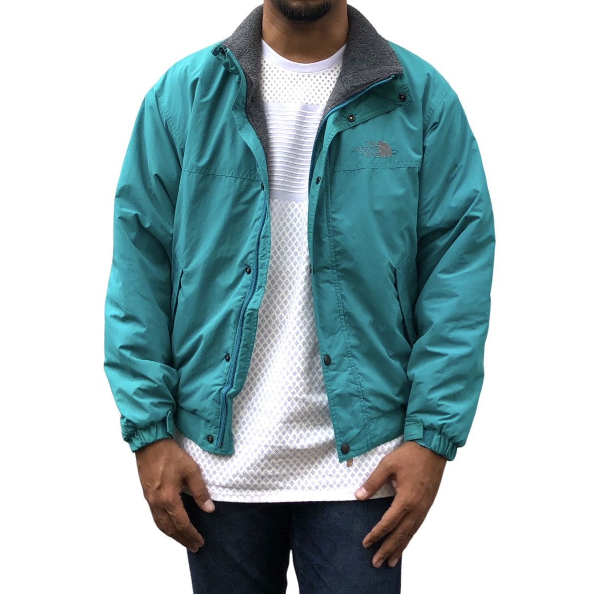 The North Face Vintage The North Face Fleece Lined Bomber Jacket Size US L / EU 52-54 / 3 - 2 Thumbnail