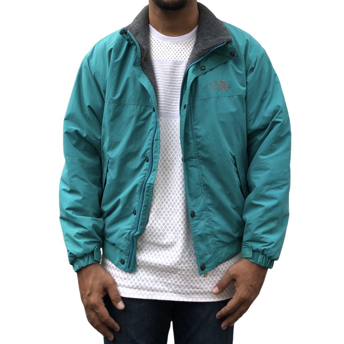 The North Face Vintage The North Face Fleece Lined Bomber Jacket Size US L / EU 52-54 / 3 - 1 Thumbnail