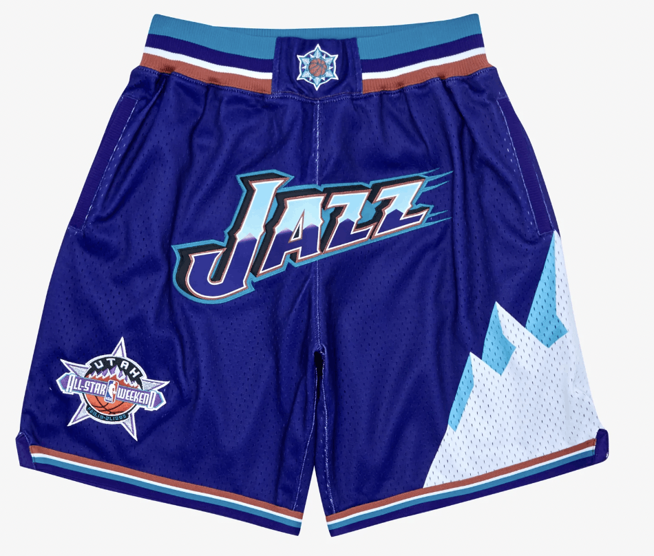 Just Don × Mitchell & Ness Utah Jazz 1996-97 NBA Shorts Just Don New w/ Tags 2XL Size US 42 / EU 58 - 7 Thumbnail