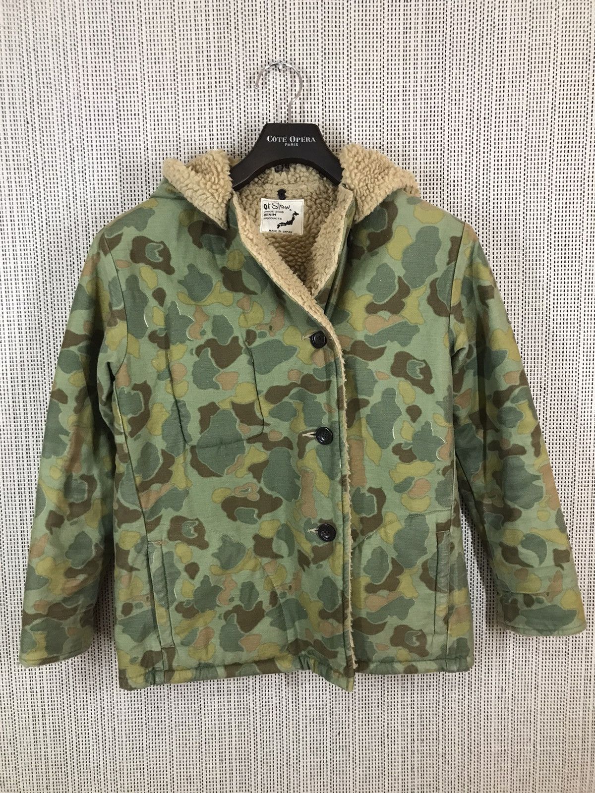 Japanese Brand × Orslow ‼️ORSLOW JACKET USMILITARY SYTLE FROGSKIN INSIDE FLEECE ‼️ Size US S / EU 44-46 / 1 - 2 Thumbnail