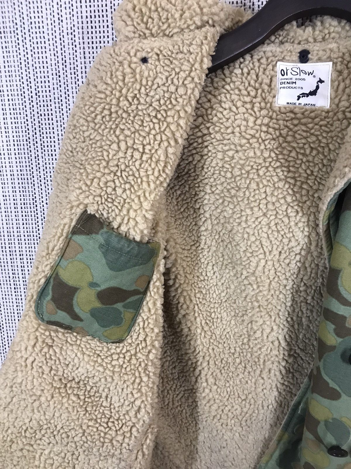 Japanese Brand × Orslow ‼️ORSLOW JACKET USMILITARY SYTLE FROGSKIN INSIDE FLEECE ‼️ Size US S / EU 44-46 / 1 - 7 Thumbnail
