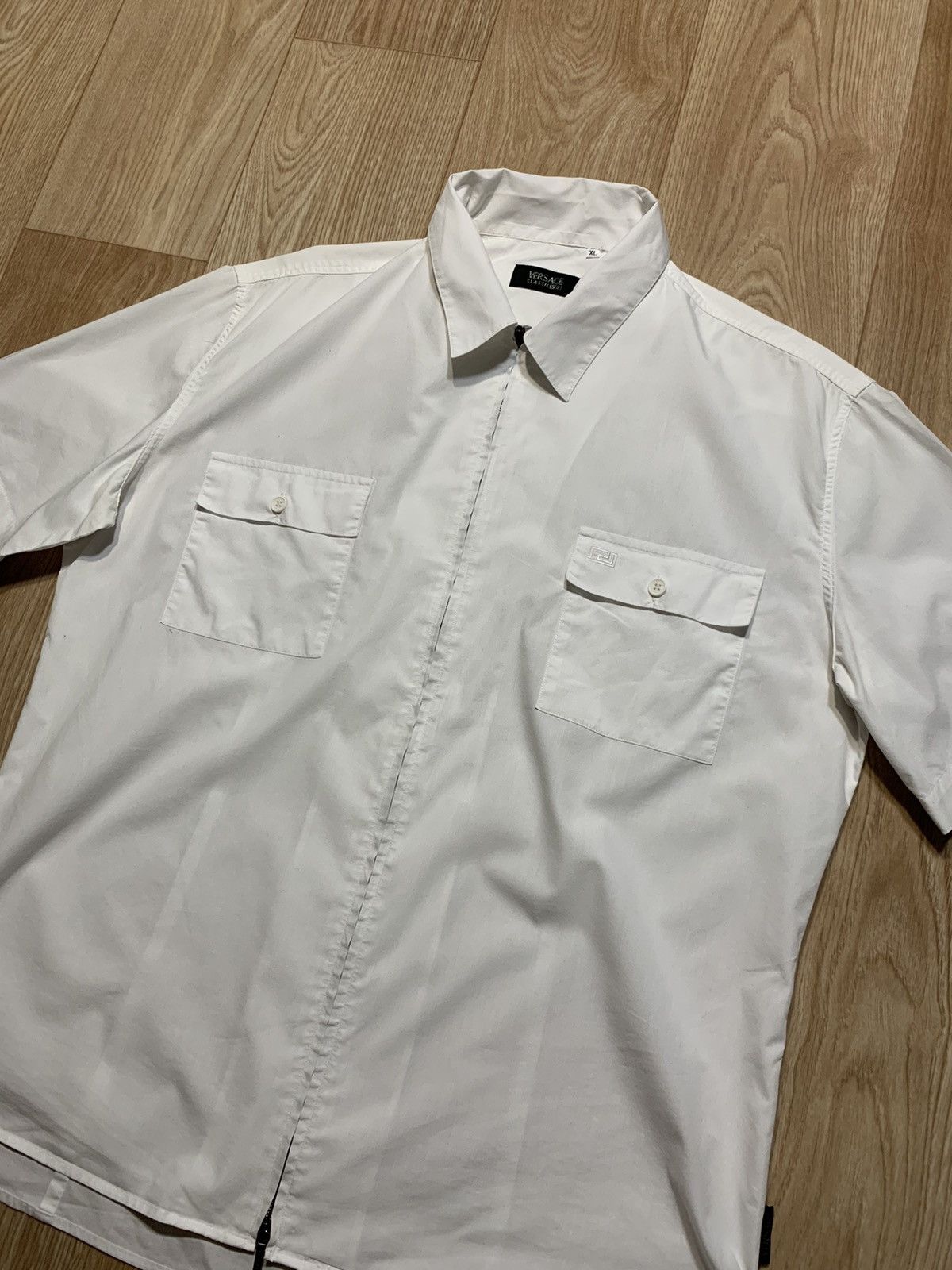 Versace Jeans Couture Vintage Versace Lampo Short sleeve Shirt Size US XL / EU 56 / 4 - 2 Thumbnail